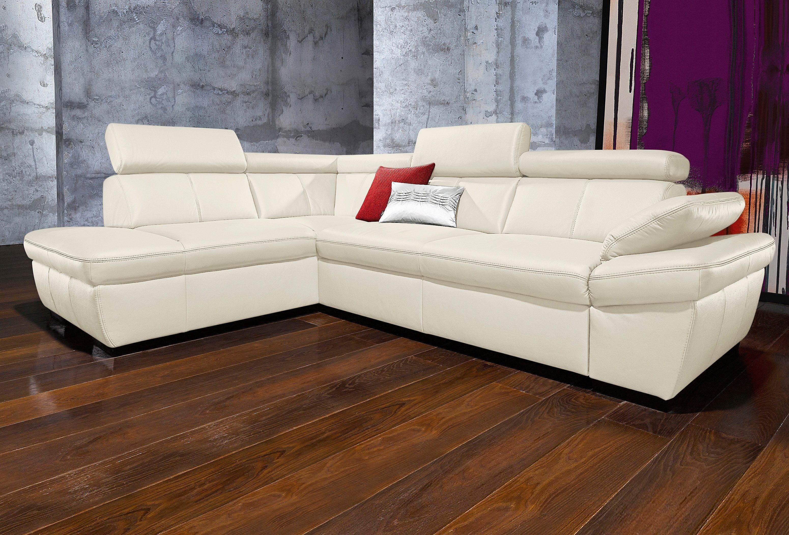 exxpo - sofa fashion Ecksofa Salerno, Funktionssofa, hoher Sitzkomfort, Bre günstig online kaufen