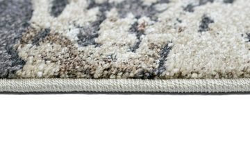 Teppich Teppich Marmor Optik in grau beige, TeppichHome24, rechteckig