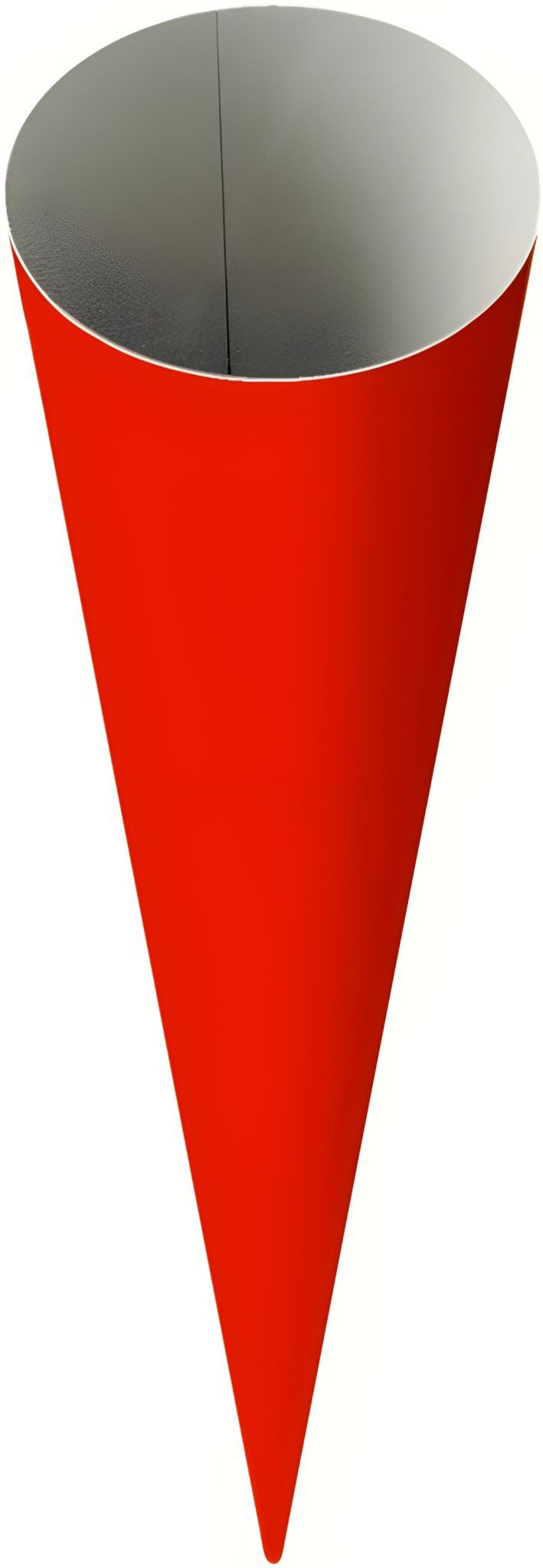 Heyda Schultüte HEYDA 204870067 Schultüten-Rohling 70 cm Ø 19 cm rot