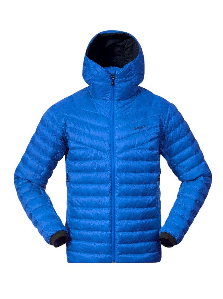 Bergans Winterjacke Winter-Daunenjacke Rabot Light Down Hood (leicht, warm) spaceblau