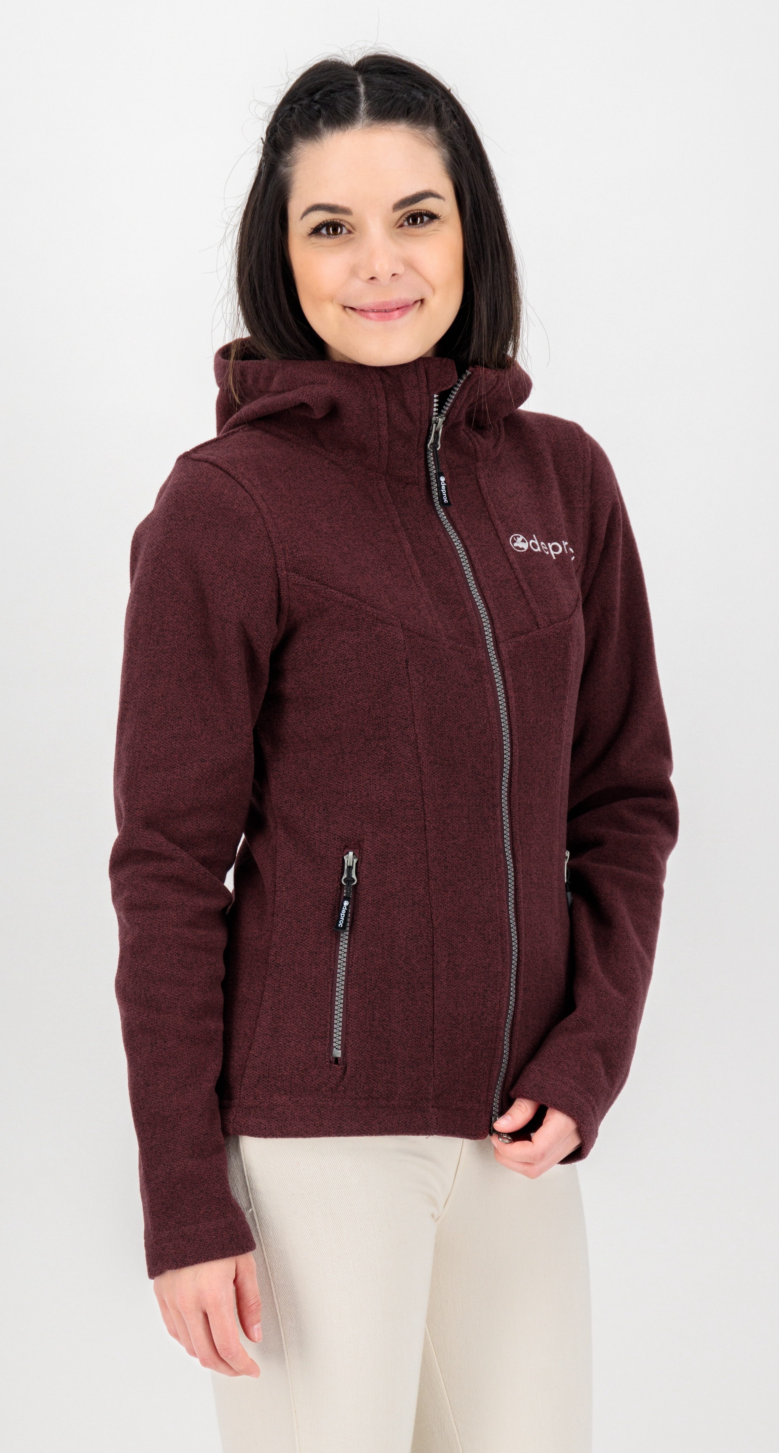 DEPROC Active Strickfleecejacke GLORY MAY CS Fleecejacke, Fleece, Mid-Layer günstig online kaufen