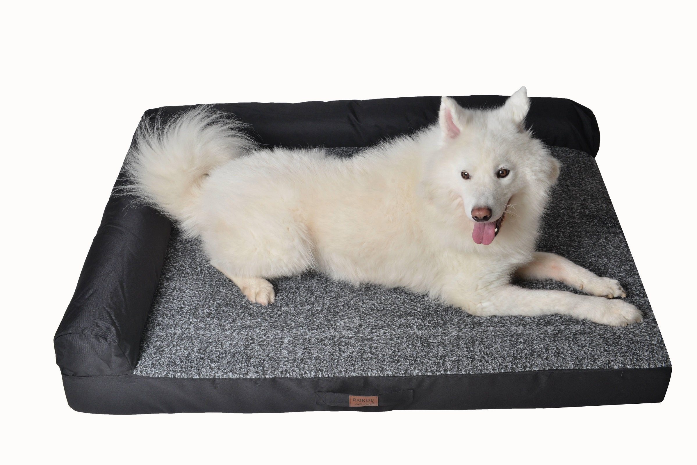 M-Diamant Tierbett Hundebett Waschbares orthopädisches Haustierbett Hunde Katzen, Plüsch, Rutschfest & atmungsaktiv – Bild 3 von 5
