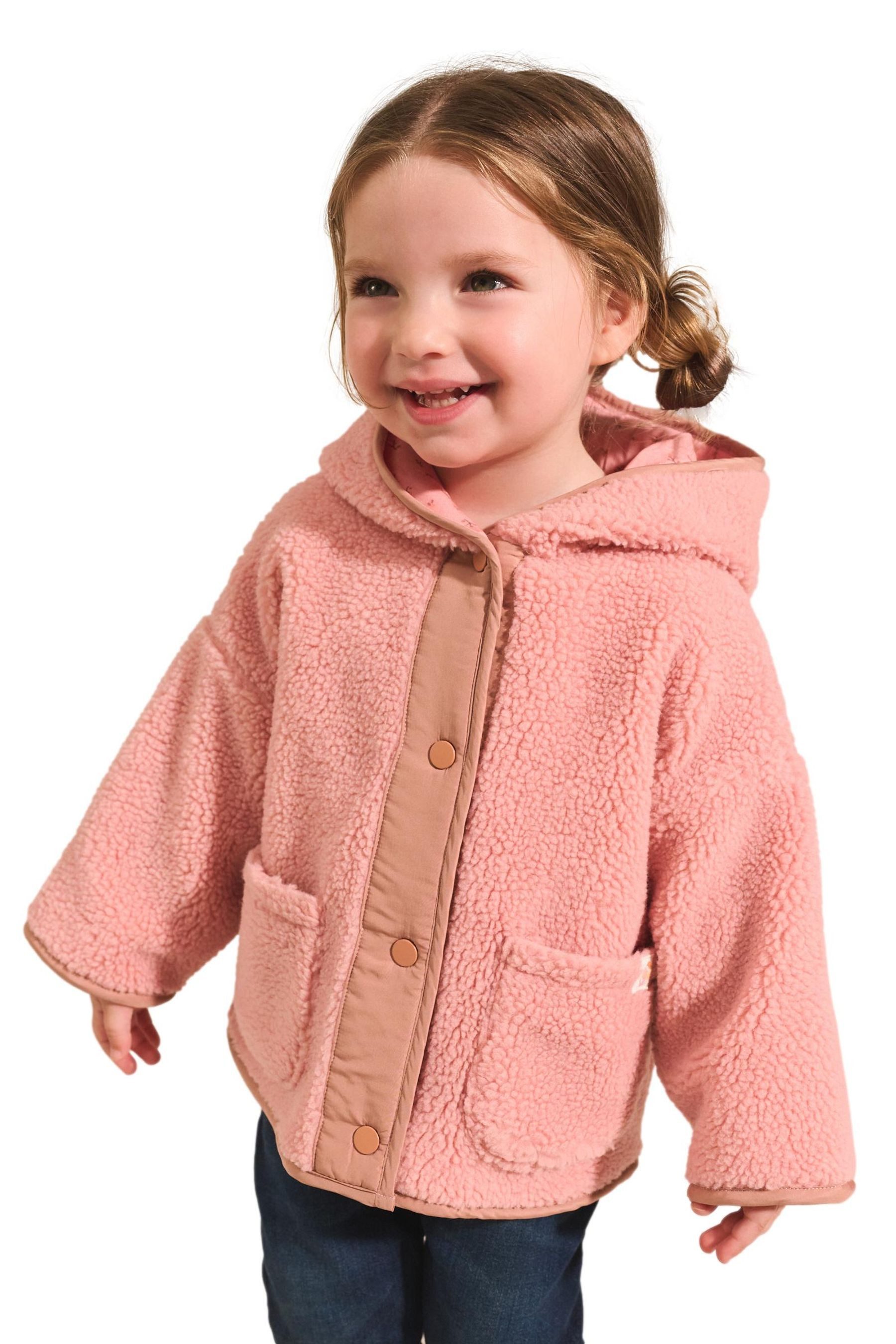 Next Fleecejacke Fleece mit Druckknopfverschluss (1-St) günstig online kaufen