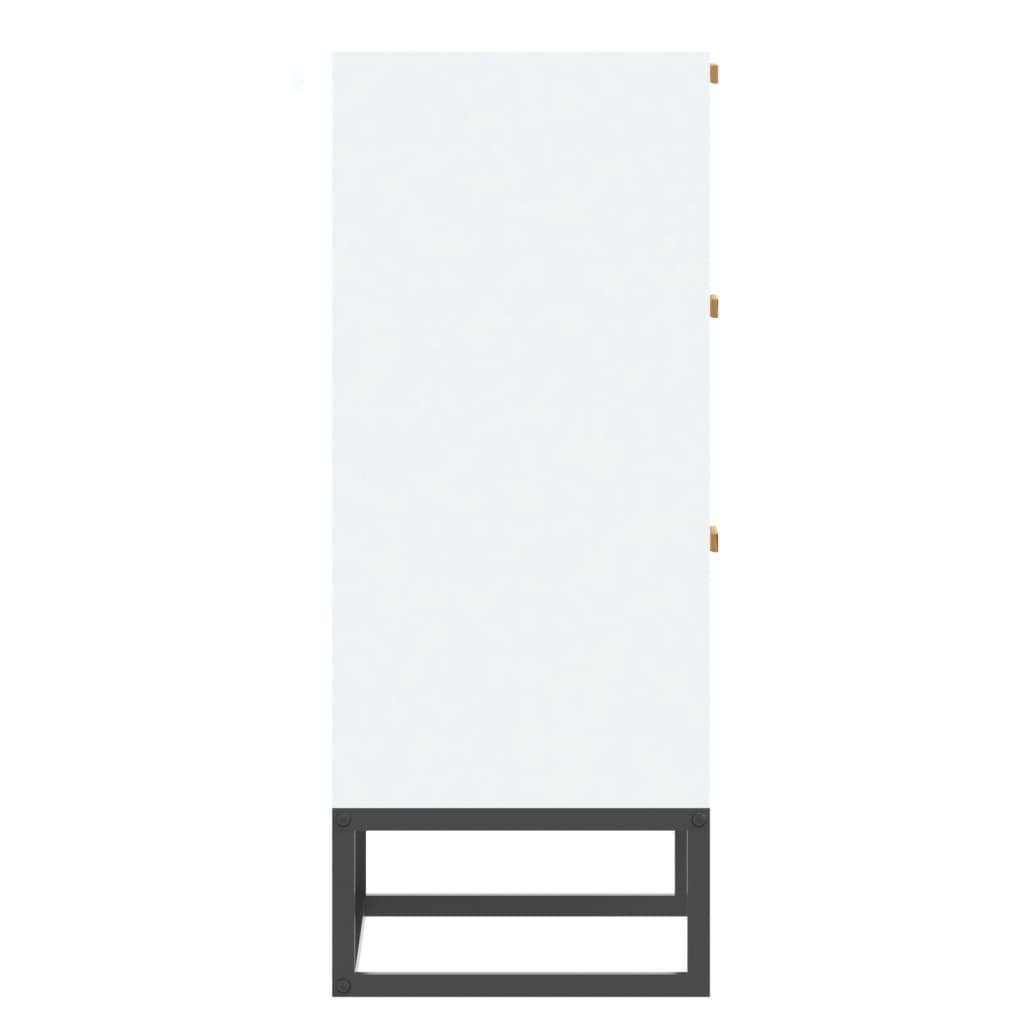 vidaXL Fächerschrank Sideboard Weiß Holzwerkstoff (1-St) cm 60x30x75