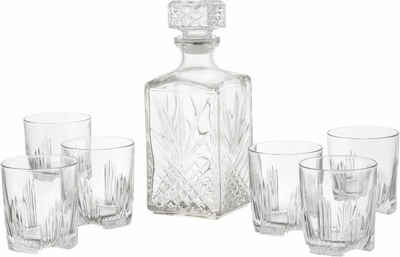van Well Whiskyglas »Selecta«, Glas, 6 Gläser, 1 Karaffe