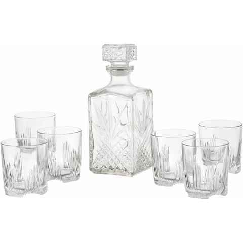 van Well Whiskyglas Selecta, Glas, 6 Gläser, 1 Karaffe
