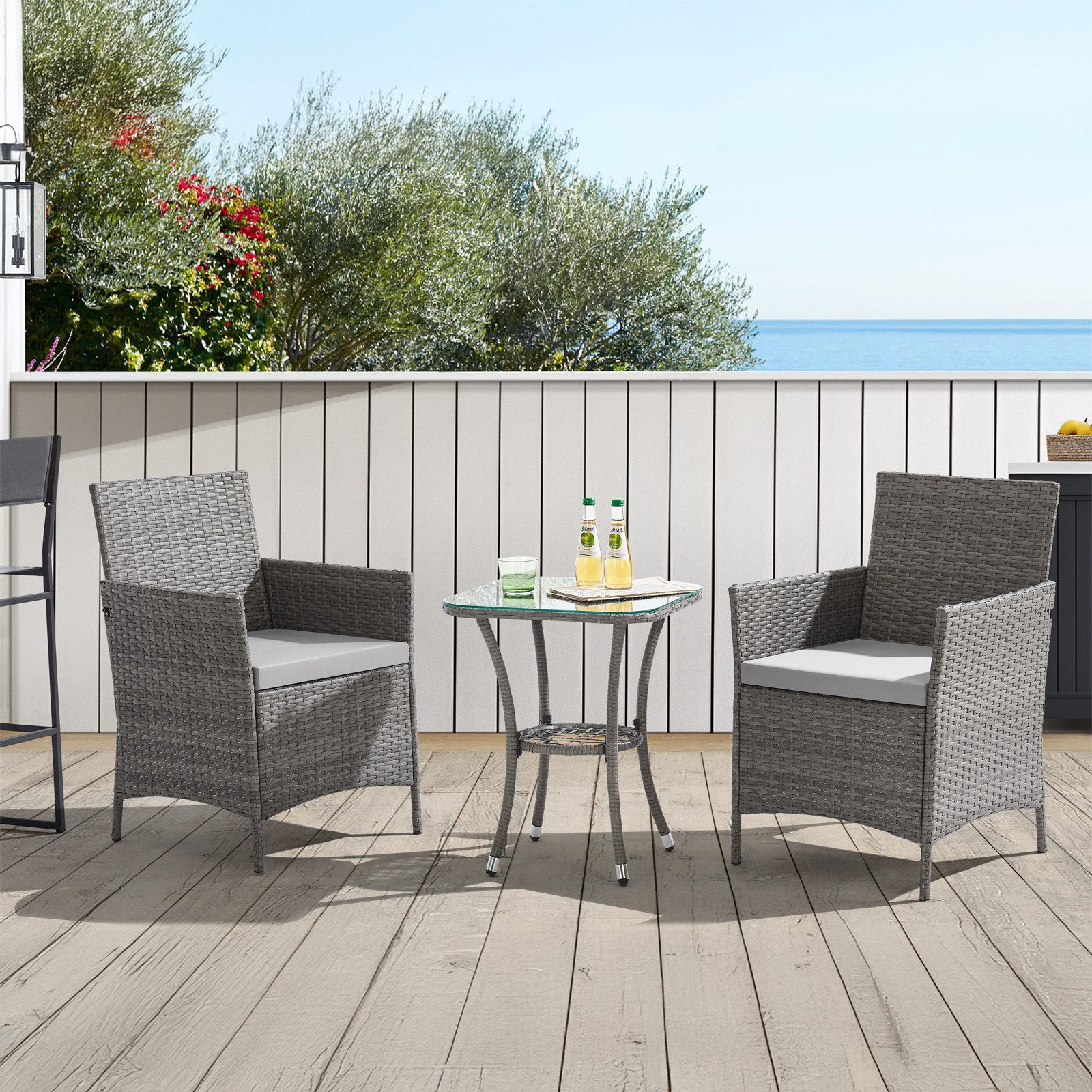 SVITA Balkonset BROOKLYN BISTRO, (Set (3-tlg), günstig online kaufen