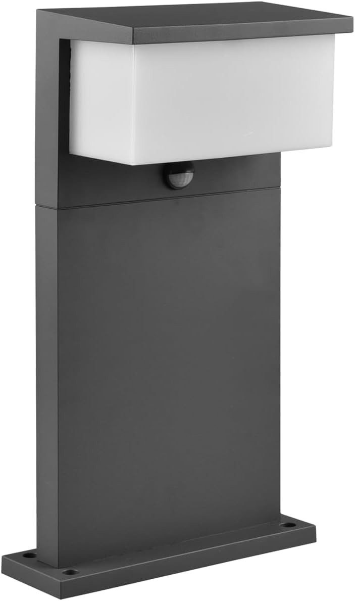 lightling LED Außen-Stehlampe Nele, Bewegungsmelder, LED fest integriert, Warmweiß, Wegeleuchte, Pfosten, Bewegungssensor, IP54