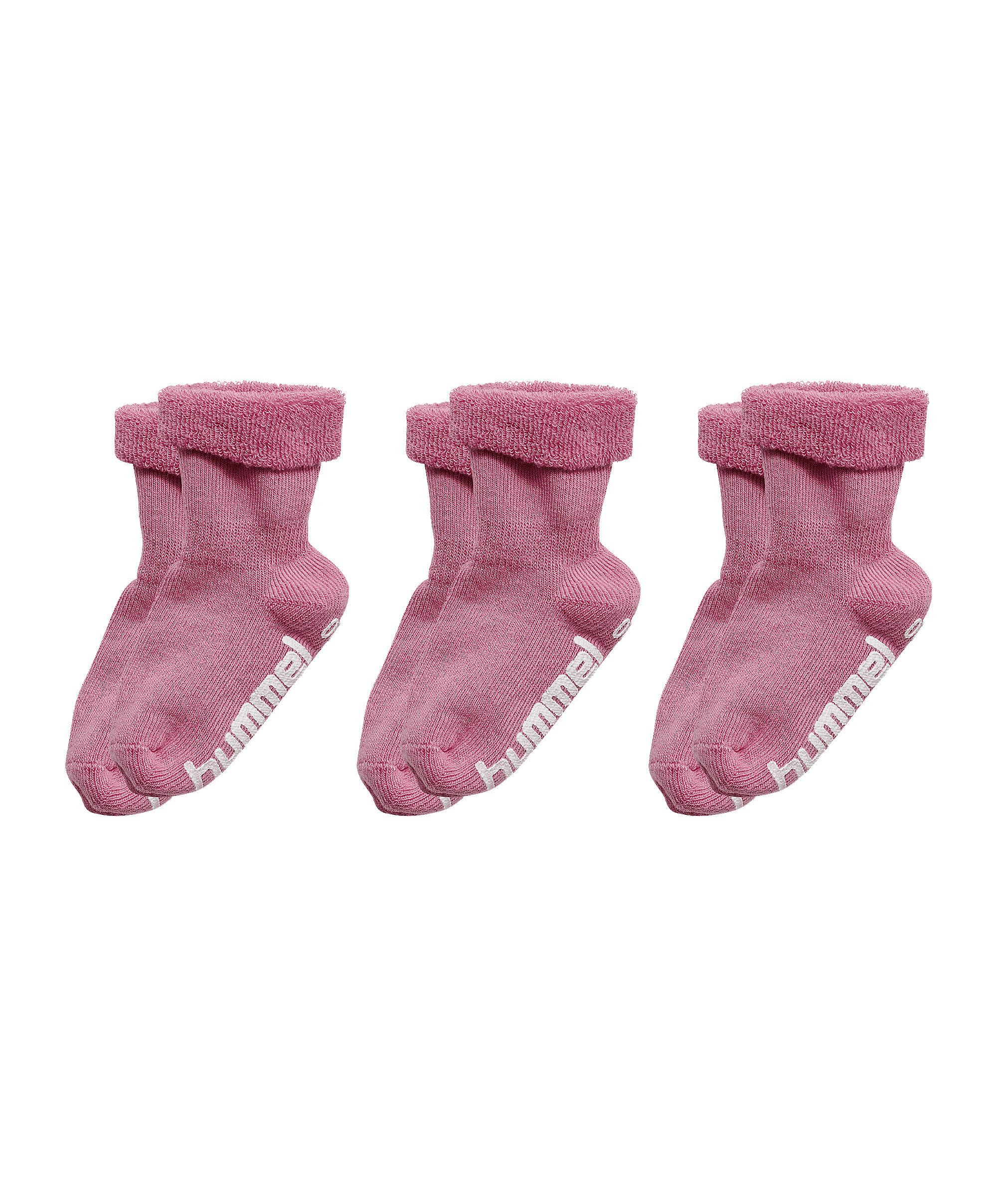 Freizeitsocken Hummel Mini Non Slip 3-Pack Socken Kids Weiß