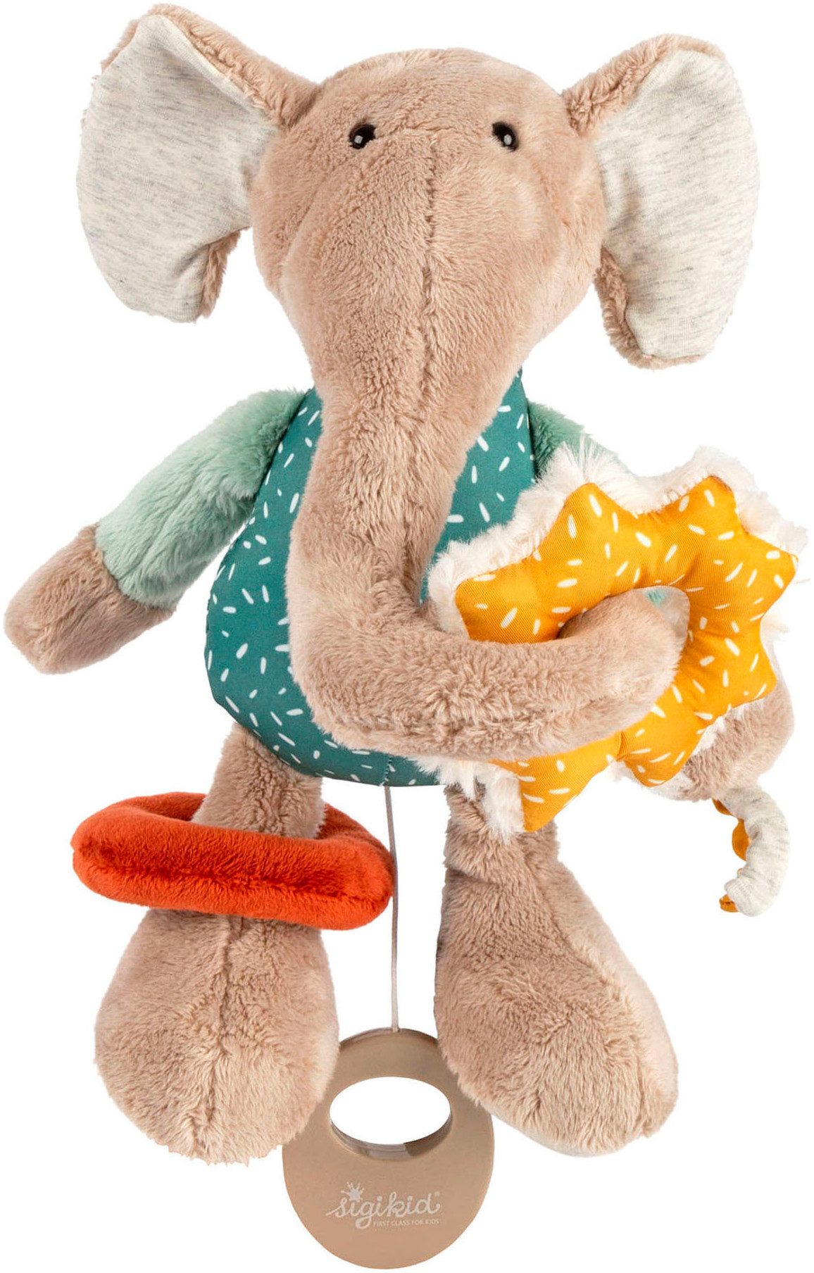 Sigikid Spieluhr PlayQ, Yellow, Aktiv-Elefant günstig online kaufen