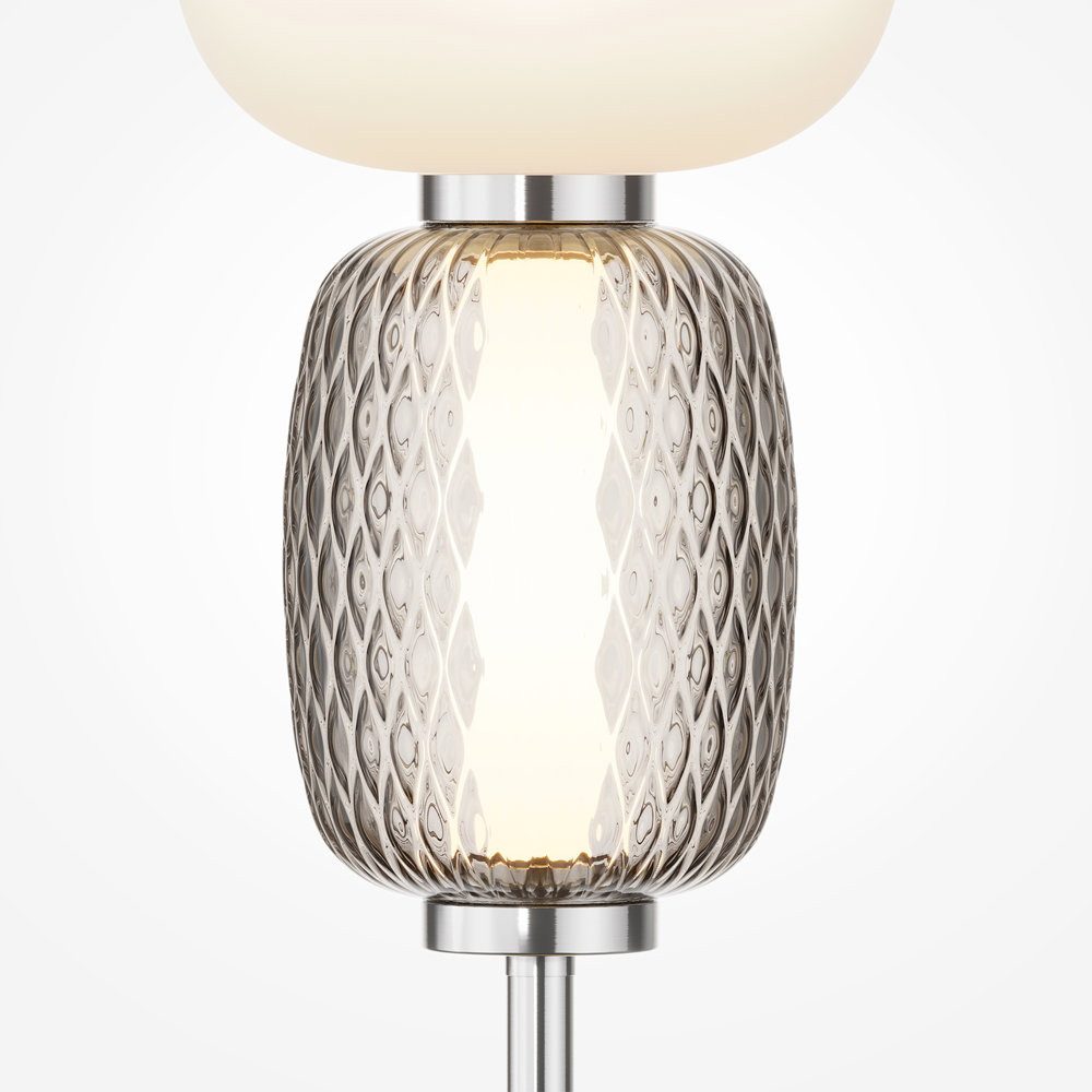 MAYTONI DECORATIVE LIGHTING Tischleuchte Pattern 18x67.5x18 cm, LED fest integriert, hochwertige Design Lampe & dekoratives Raumobjekt