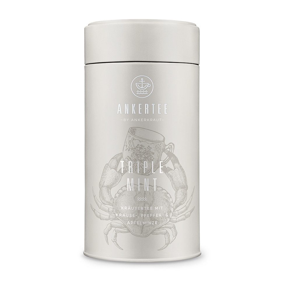 Ankerkraut Tee Triple Mint Kräutertee, 50g in der Dose