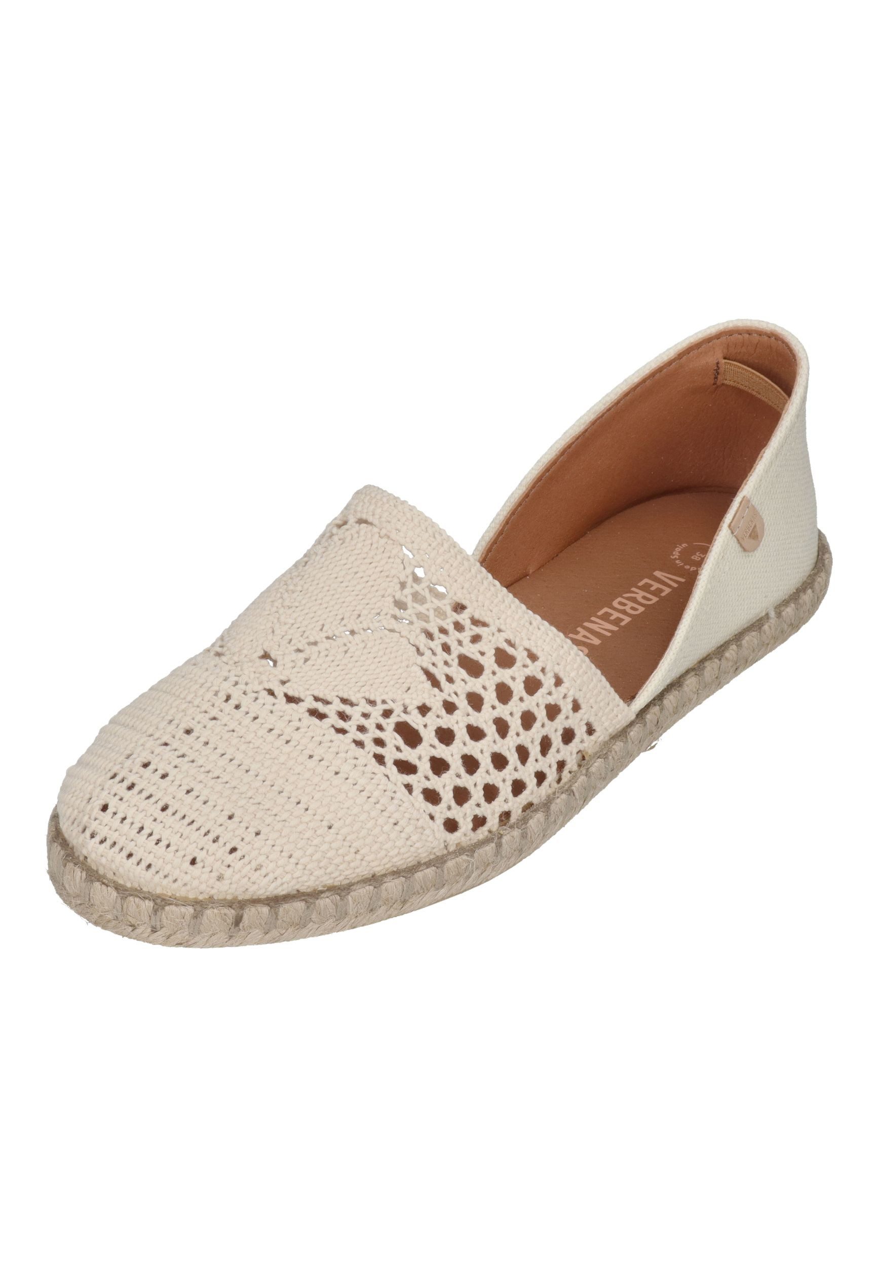 VERBENAS CARMEN CROCHET LINO PARIS Espadrille serraje crudo
