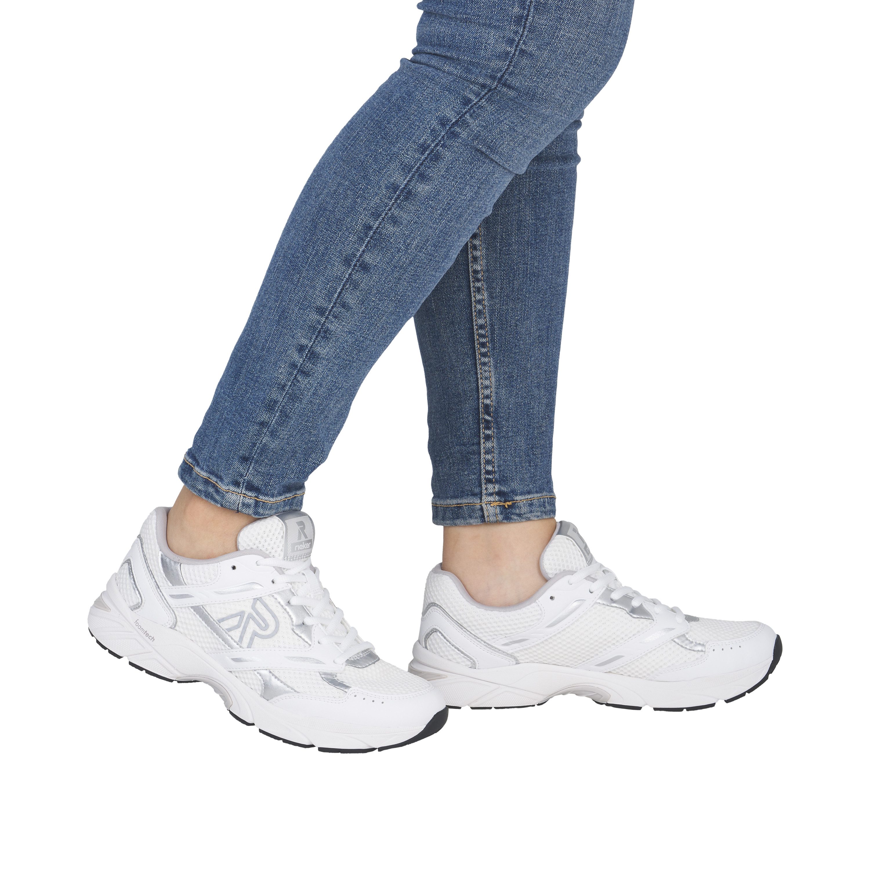 Rieker Sport Sneaker Schnürschuh, Halbschuh, Freizeitsneaker mit Memory-Schaum