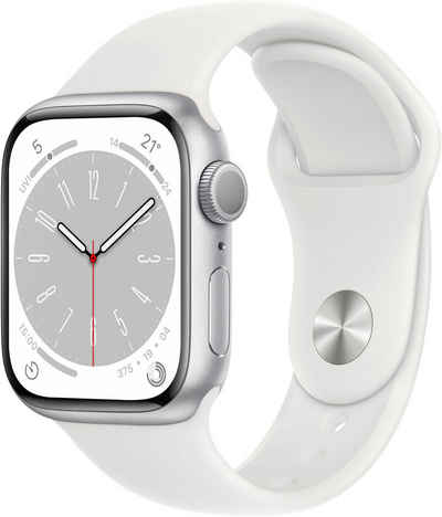 Apple Watch Series 8 GPS 41mm Aluminium Sportarmband Watch, Die Zukunft der Gesundheit. Am Handgelenk.