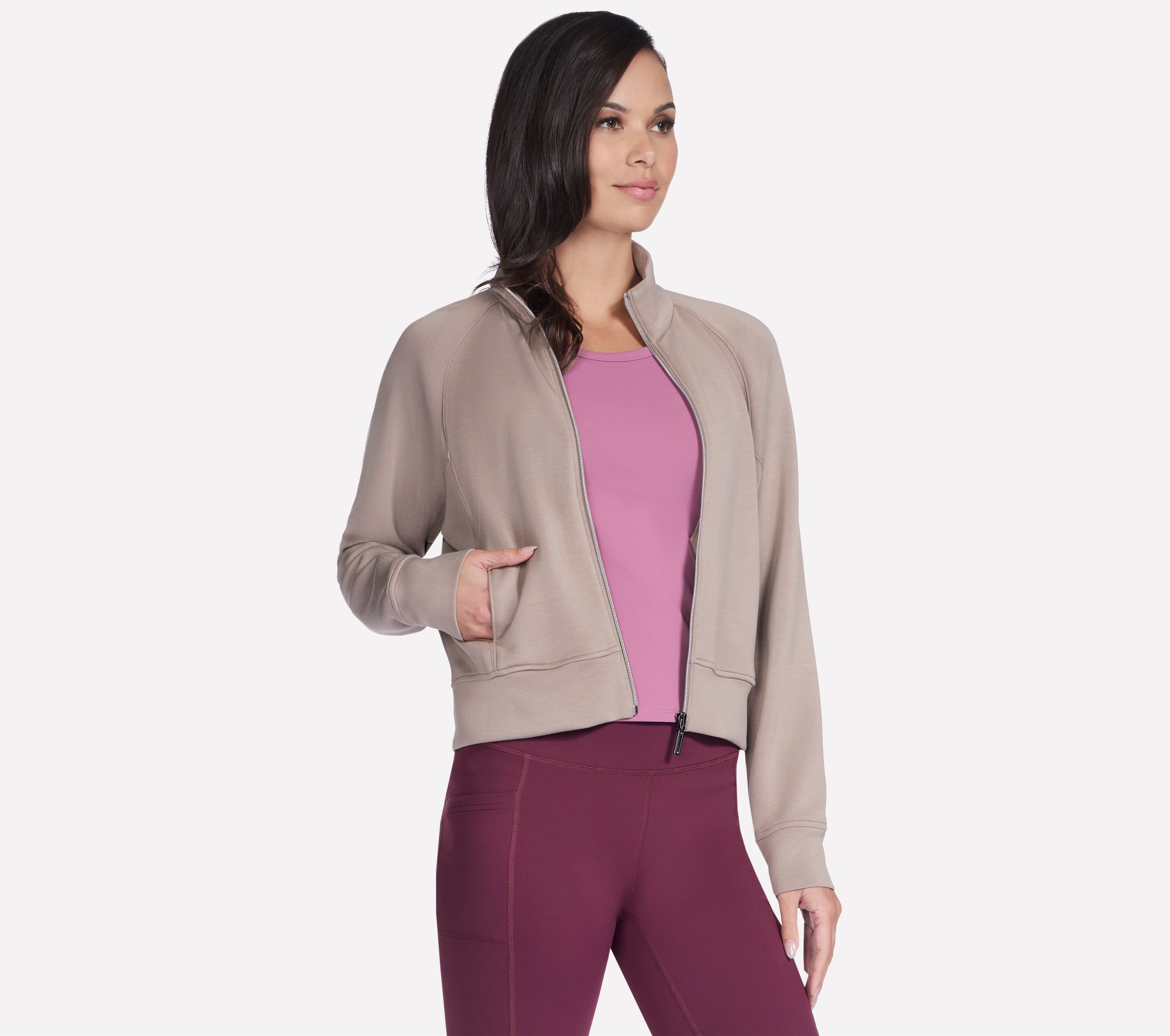 Skechers Trainingsjacke SKECHLUXE ELEVATE JACKET in den Größen XS bis XXXL