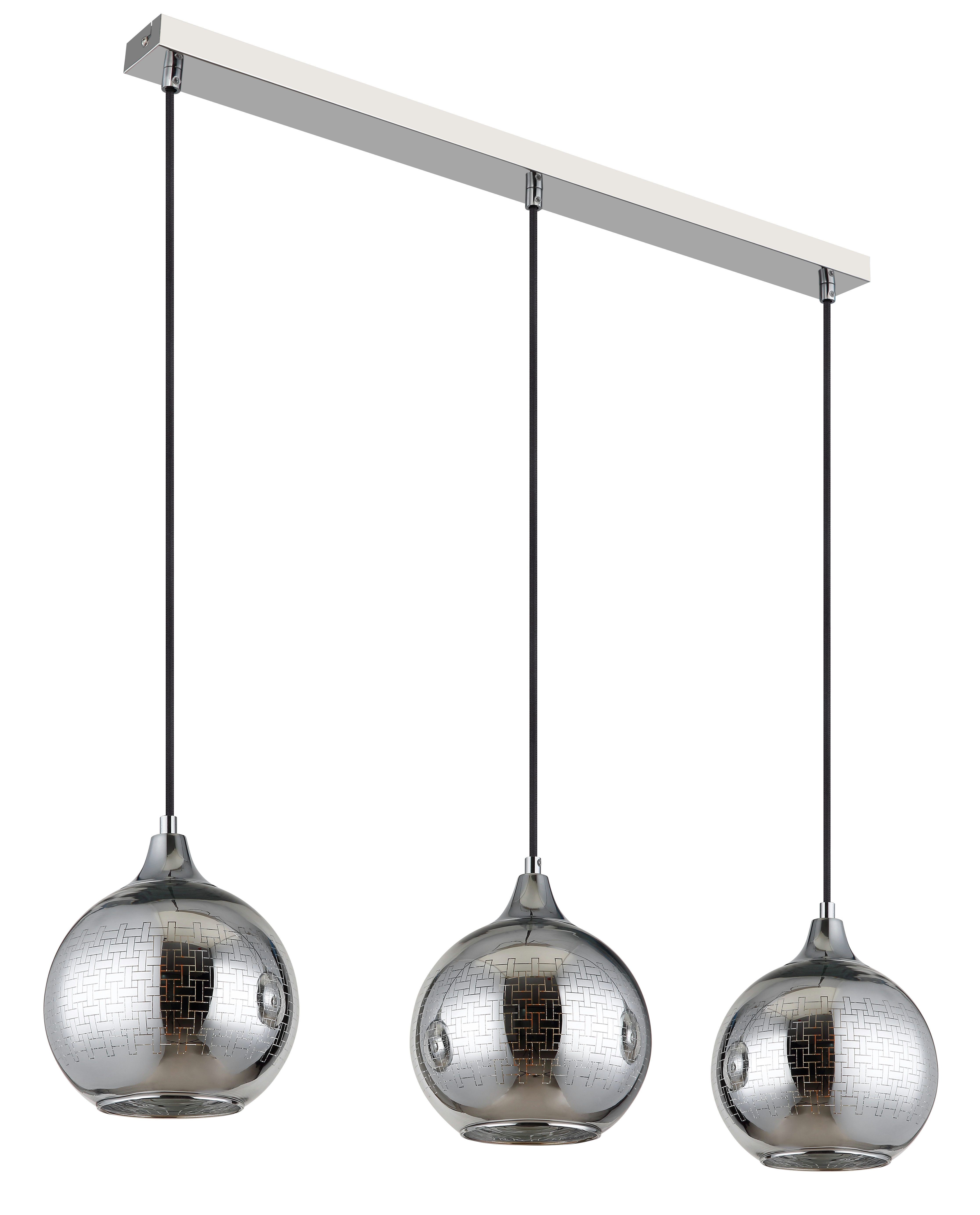 GLOBO LIGHTING Hängeleuchte LOURDES, ohne Leuchtmittel, Hängelampe Esszimmer-Leuchte Esstischleuchte Wohnzimmer