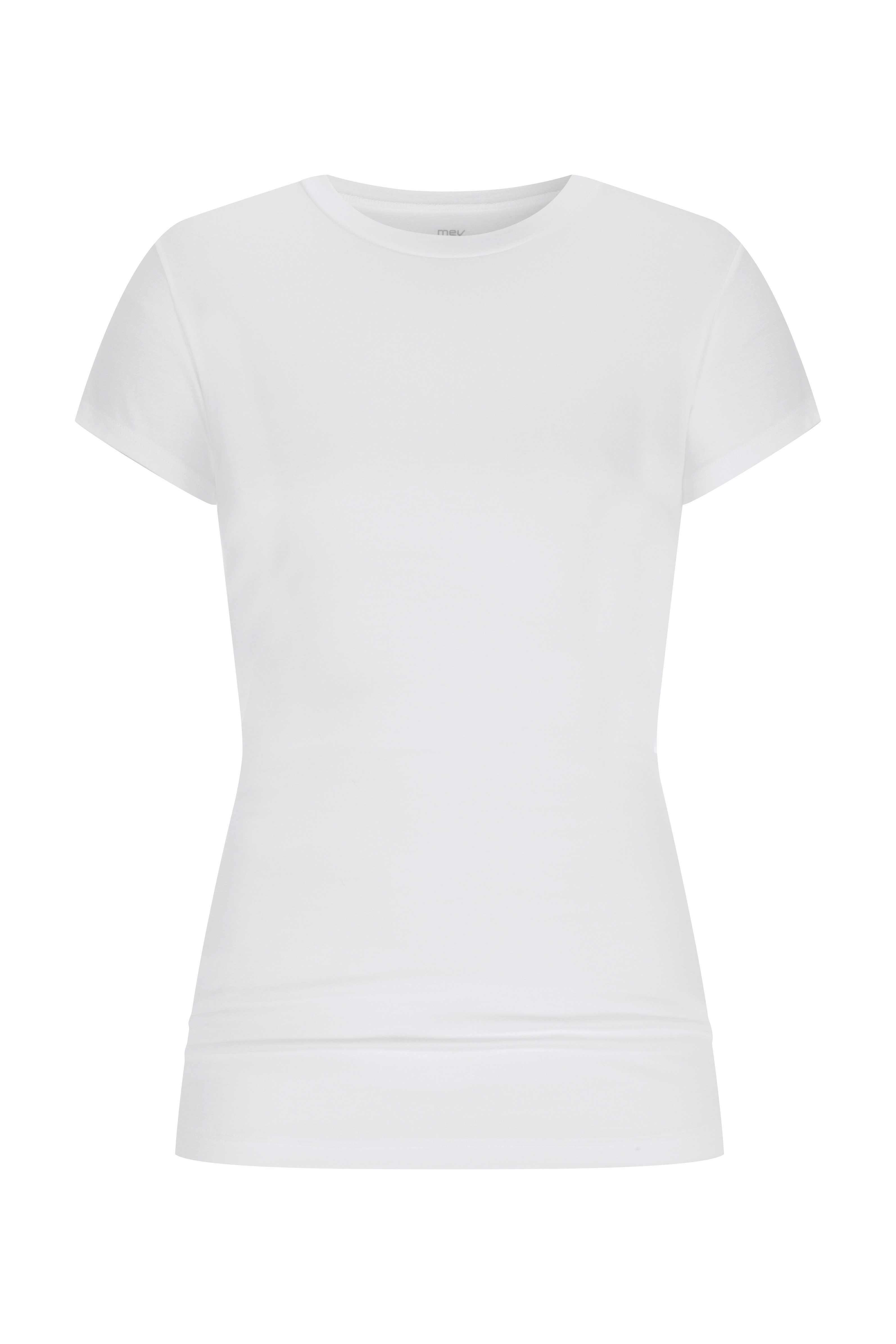 Mey T-Shirt Cotton Pure Rundhalsausschnitt mit Turtleneck