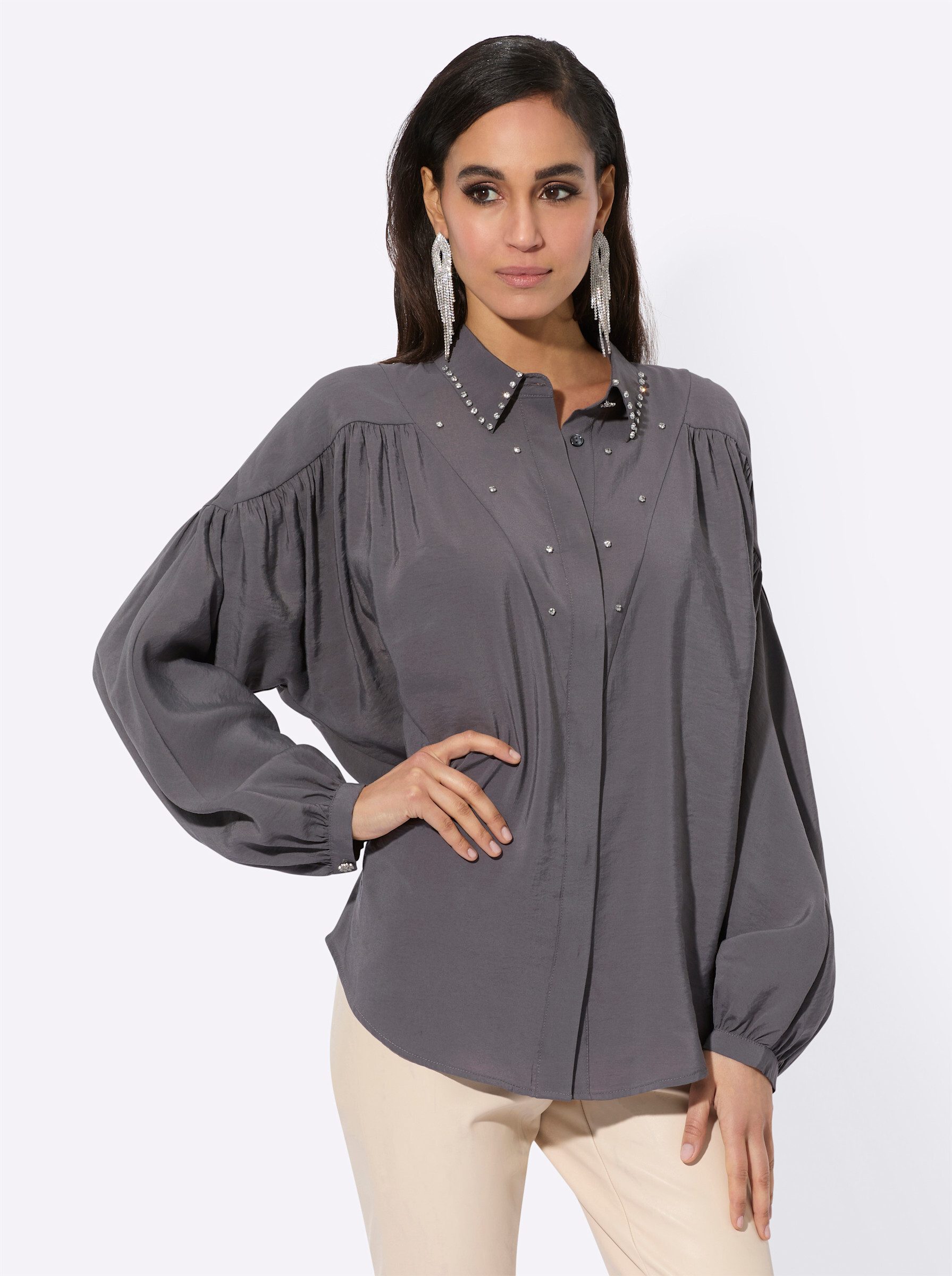 Klassische Bluse Hemdbluse