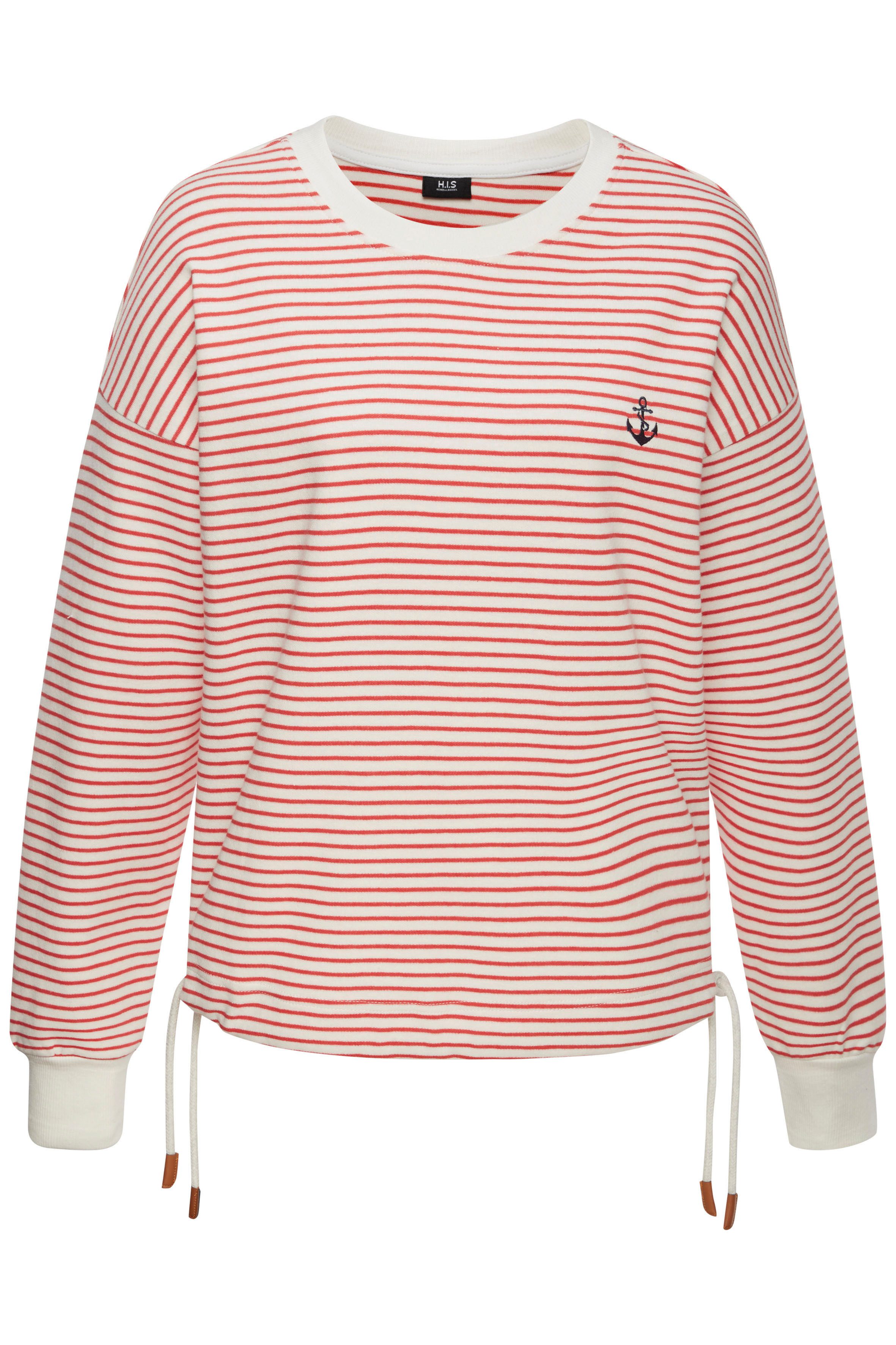 H.I.S Sweatshirt mit Kordelzug am Saum, Loungewear – Bild 2 von 5