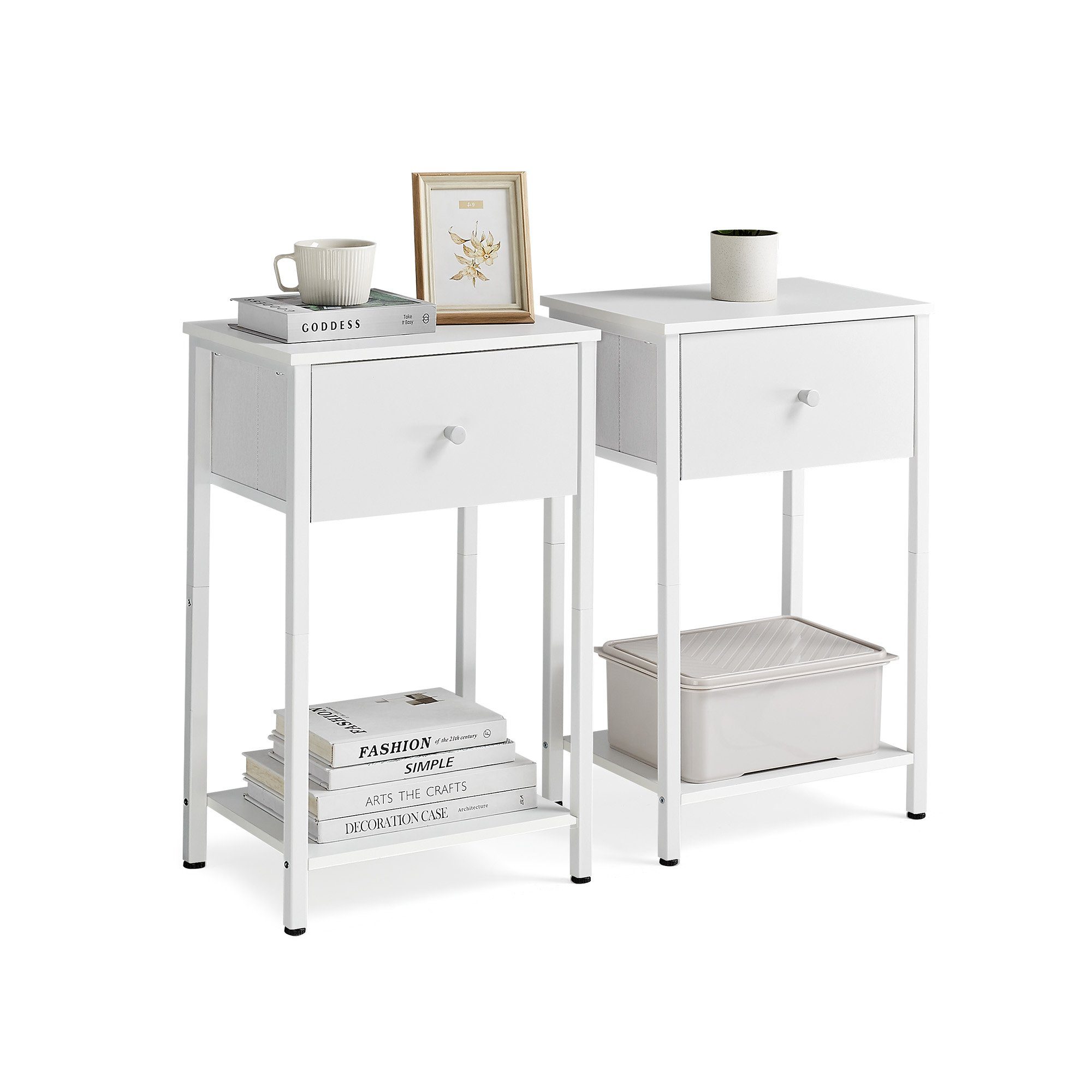 VASAGLE Nachttisch (2-St), 2er Set, mit günstig online kaufen