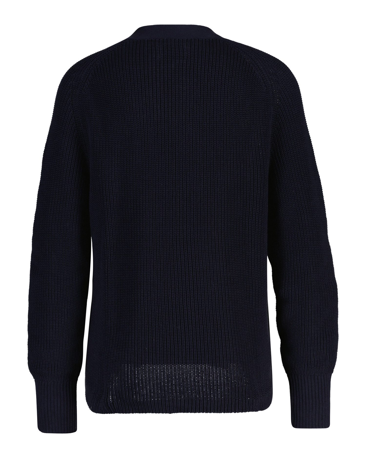 Gant Cardigan RIBBED KNIT COTTON Regular fit mit V-Ausschnitt günstig online kaufen