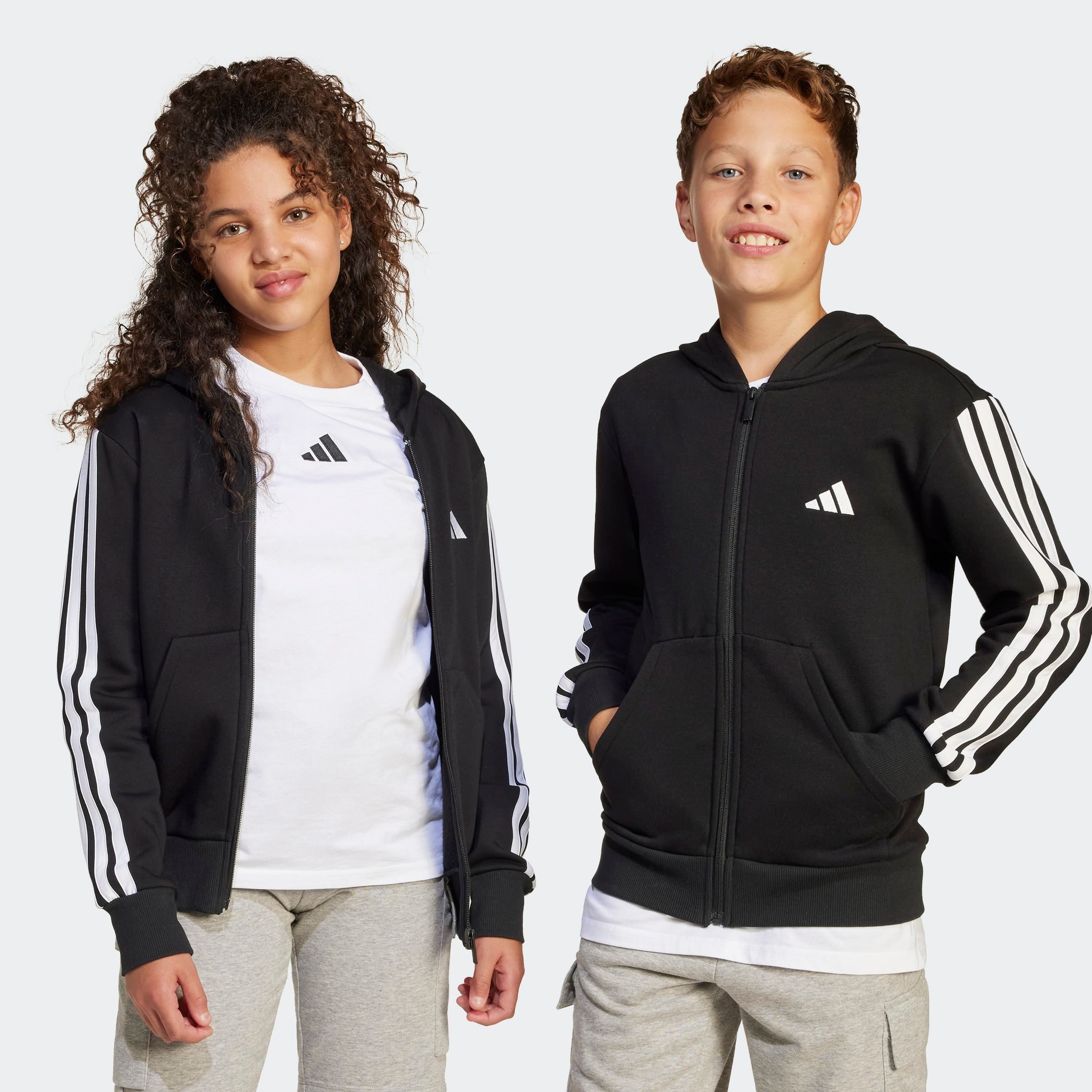 adidas Sportswear Kapuzensweatshirt J 3S FL FZ HD