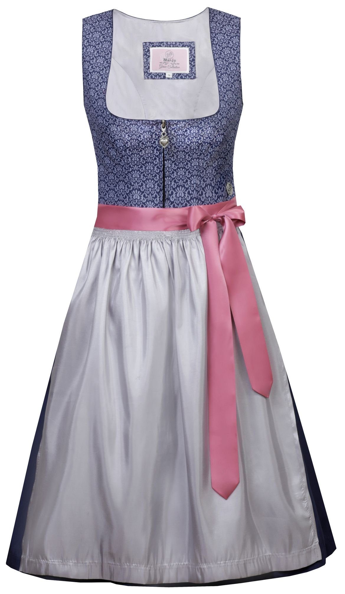 Dirndl (5595958-020041) (0747) MarJo GR-6-Jill tintenblau/silber