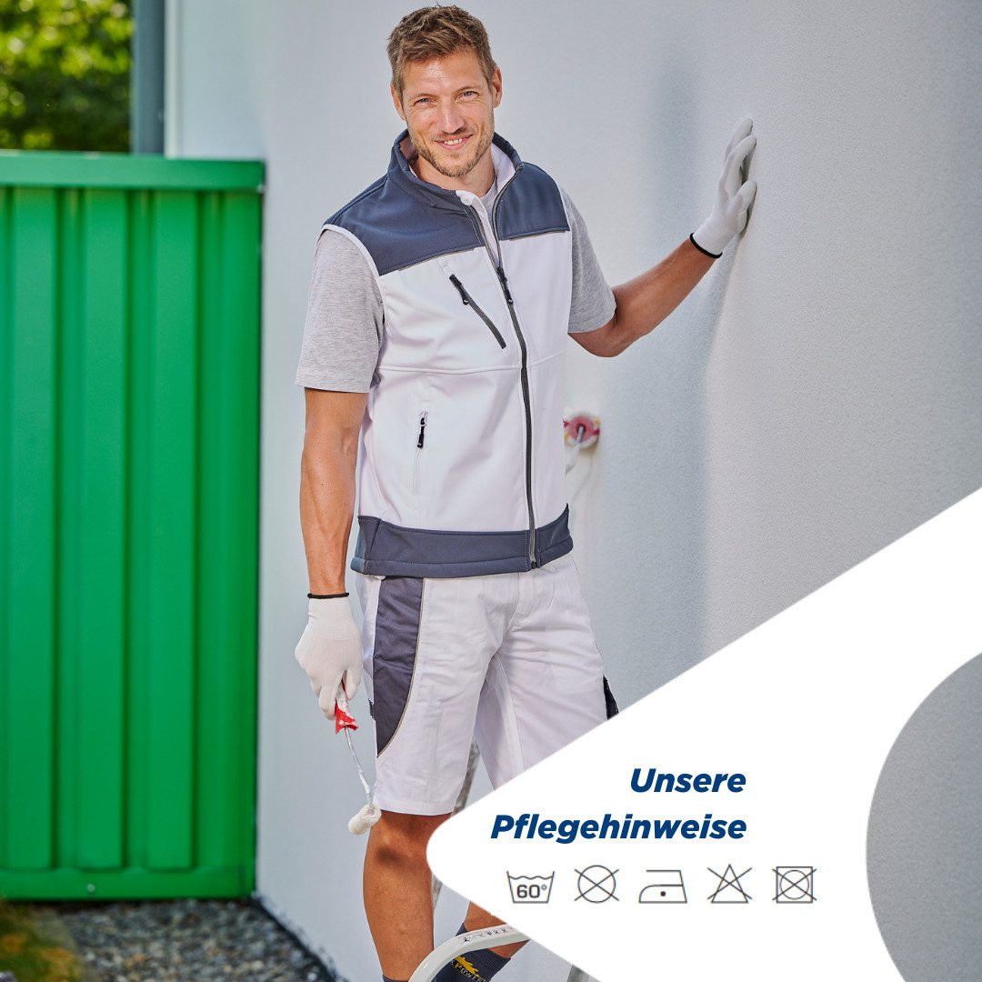SCHEIBLER WORKWEAR Arbeitsshorts Active Zollstocktasche und Hammerschlaufe