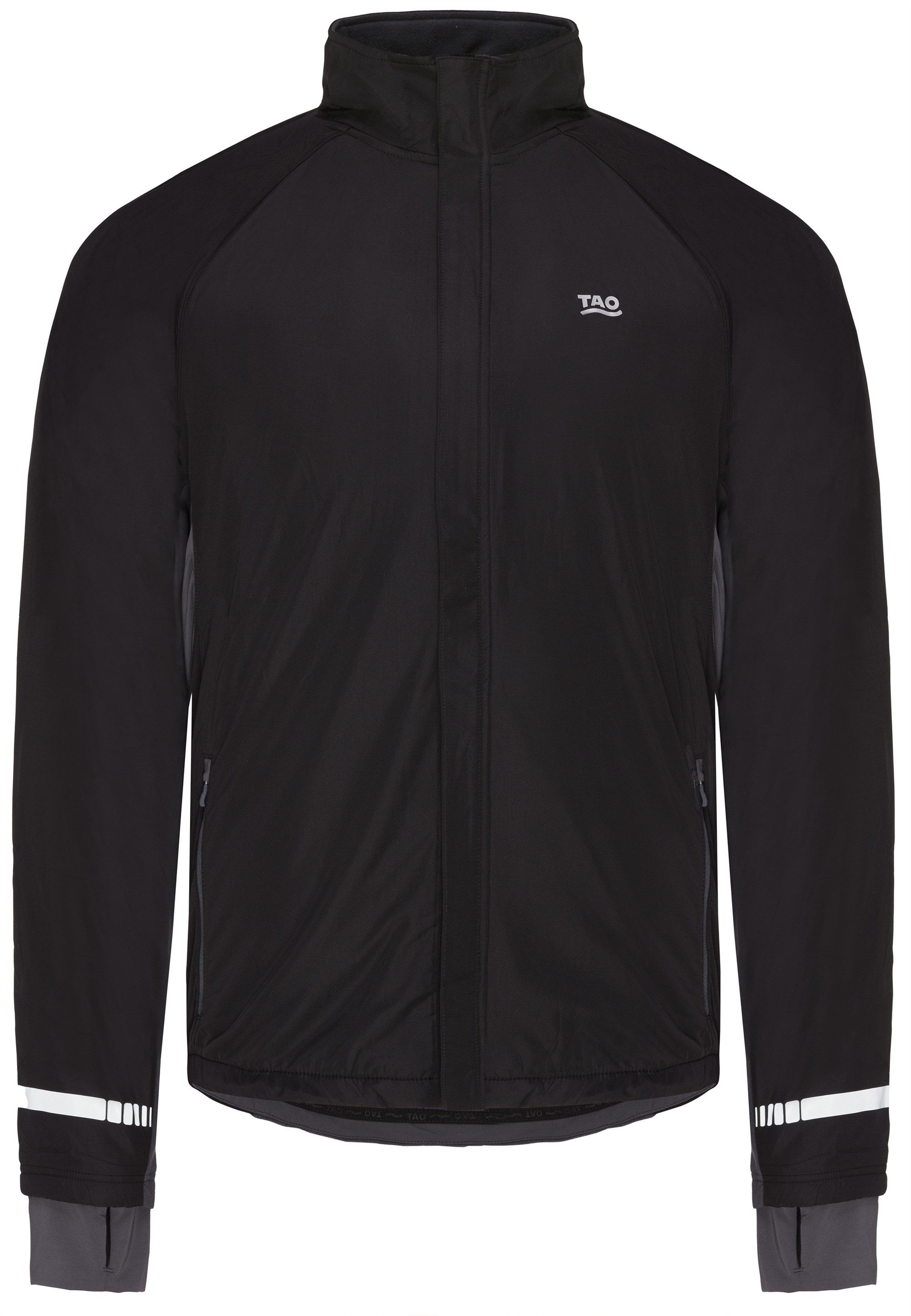 TAO Laufjacke COATING mit Reißverschluss-Tasche im Rückenteil