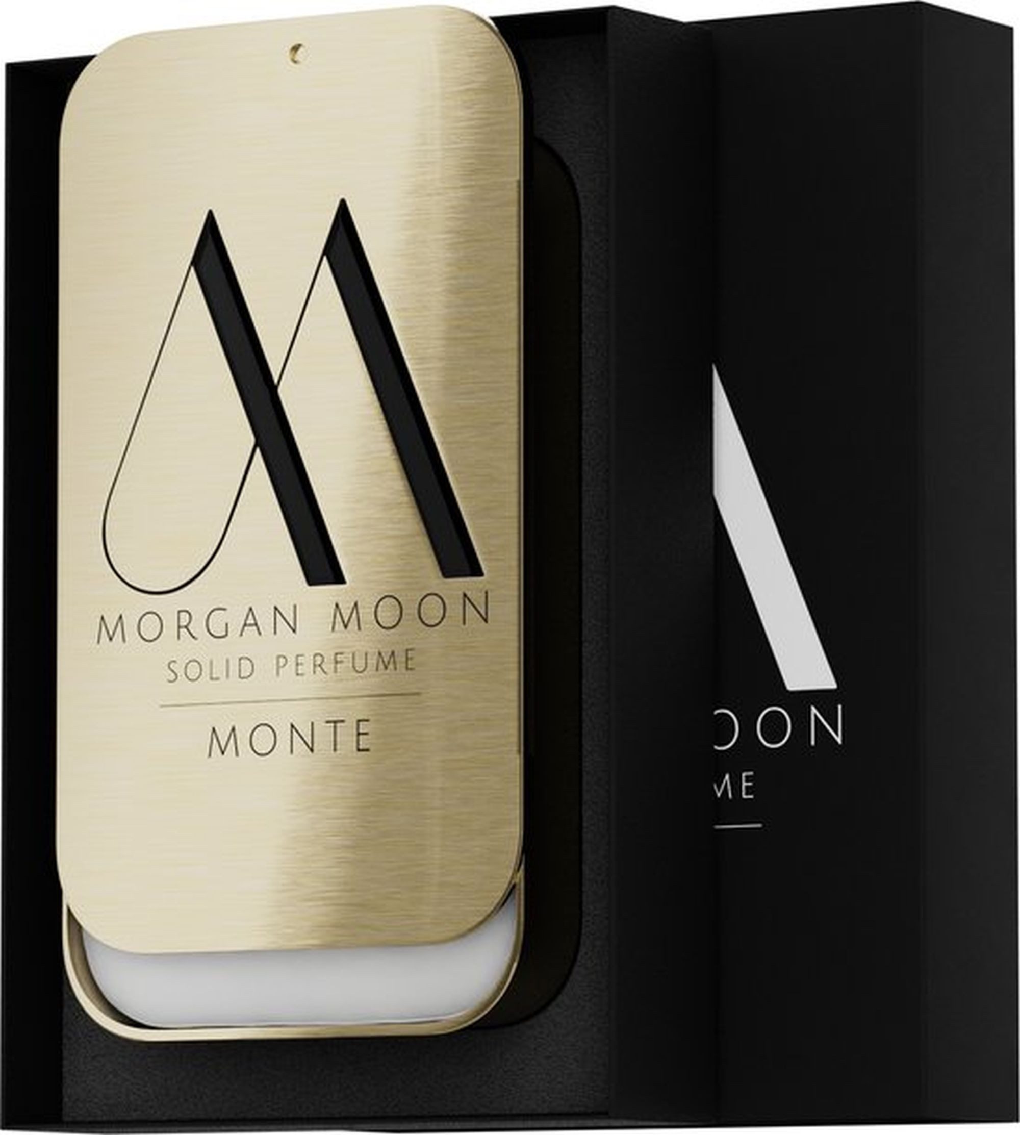 Morgan Moon Extrait Parfum Monte, Balsam, Festes Parfüm, Männer Reiseparfüm, Herrenparfüm, Herrenduft für Unterwegs, Schatulle