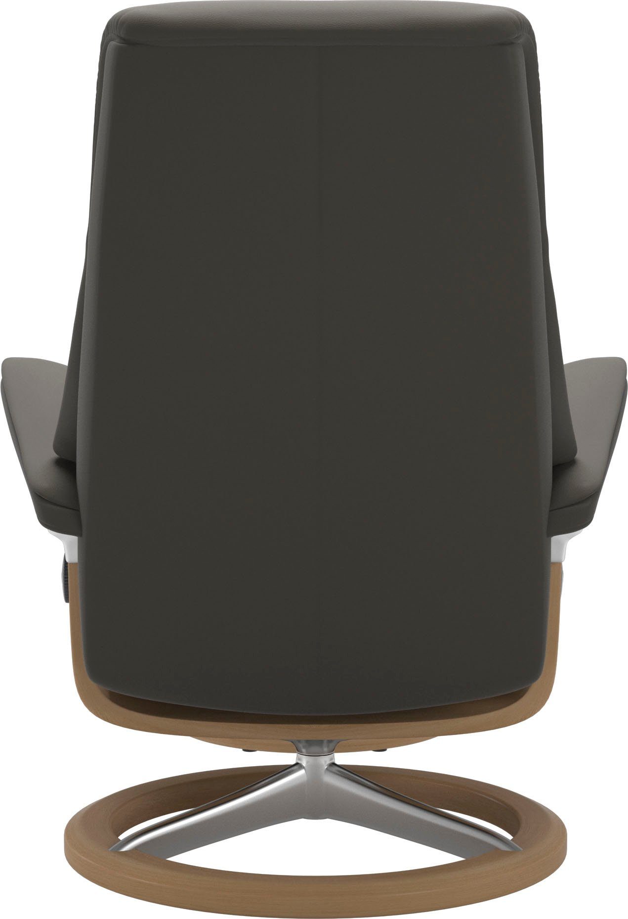 Größe Relaxsessel Relaxsessel mit mit Stressless® Hocker), Signature Base, L,Gestell View Eiche (Set,