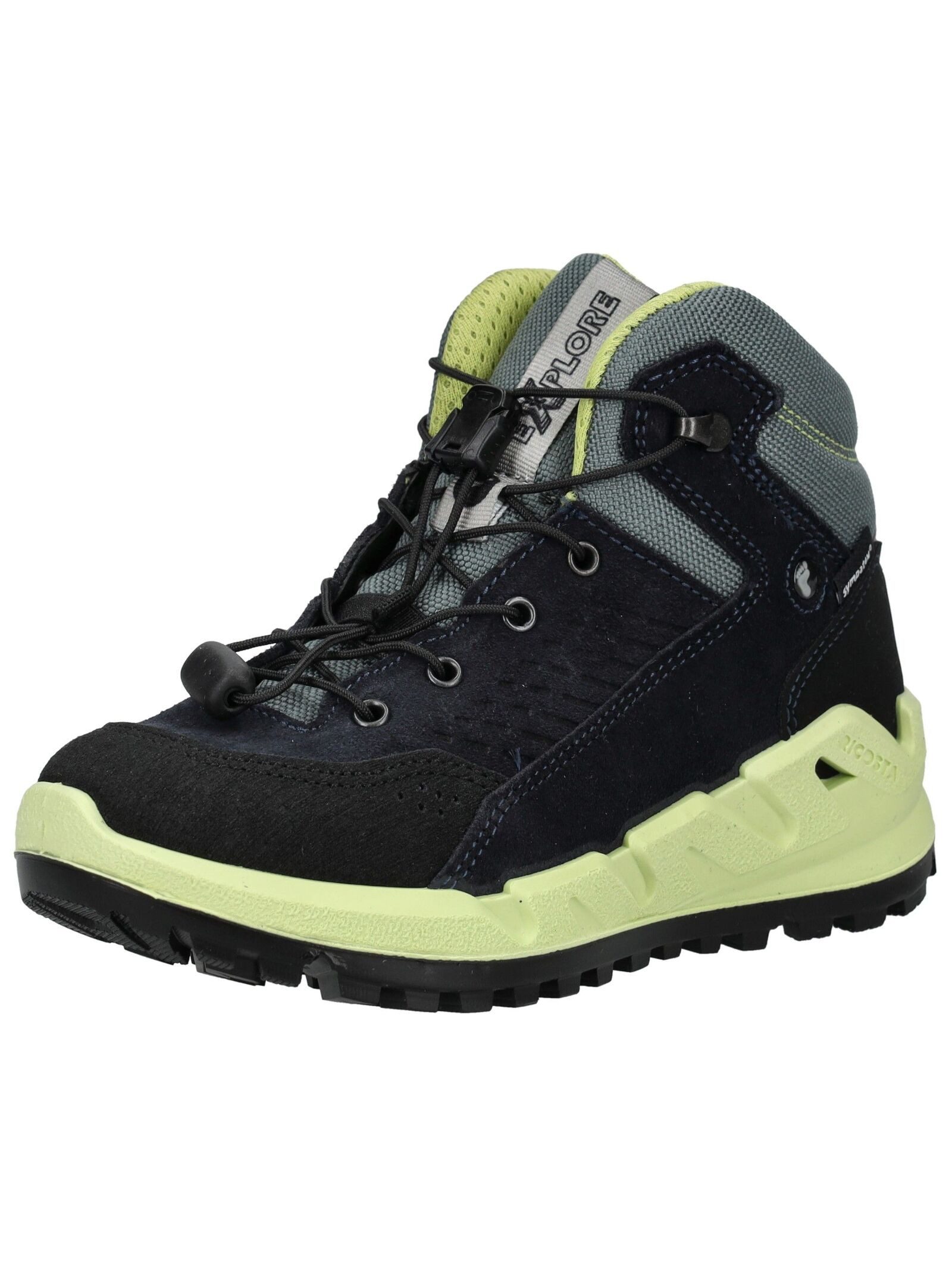 Ricosta Stiefelette Veloursleder . Schnürstiefelette