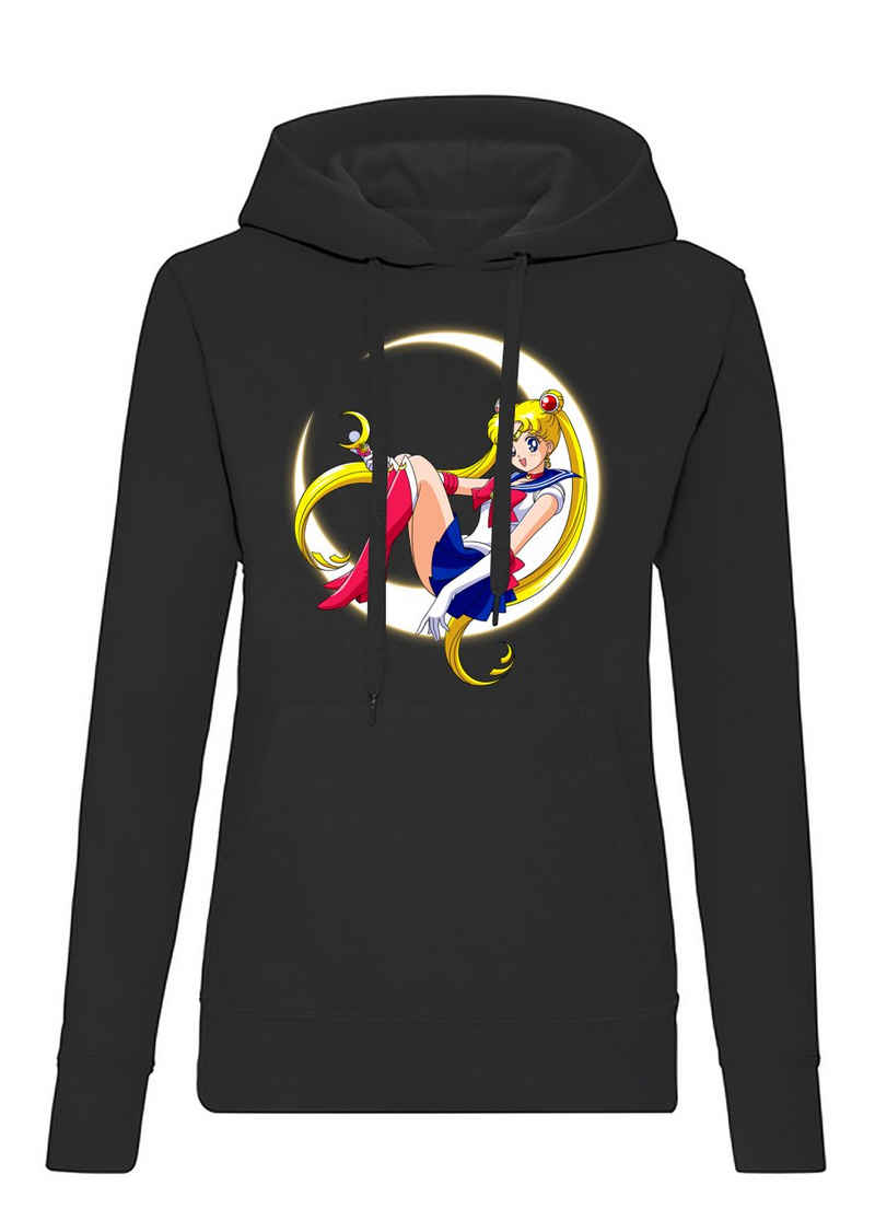 Blondie & Brownie Hoodie Damen Fun Comic Sailor Moon Anime Manga mit Kapuze