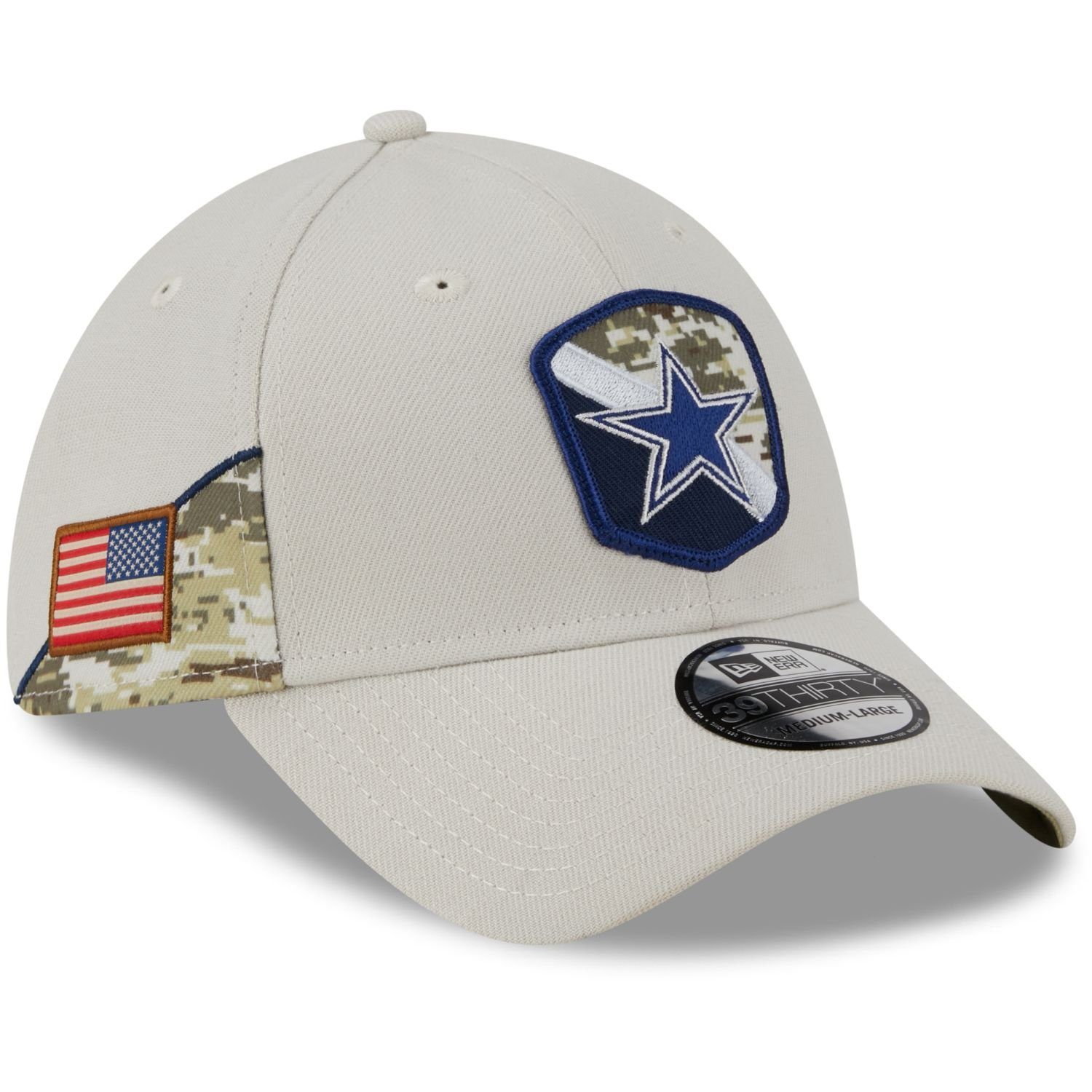 New Era Flex Cap 39Thirty StretchFit NFL Salute to Service Dallas Cowboys