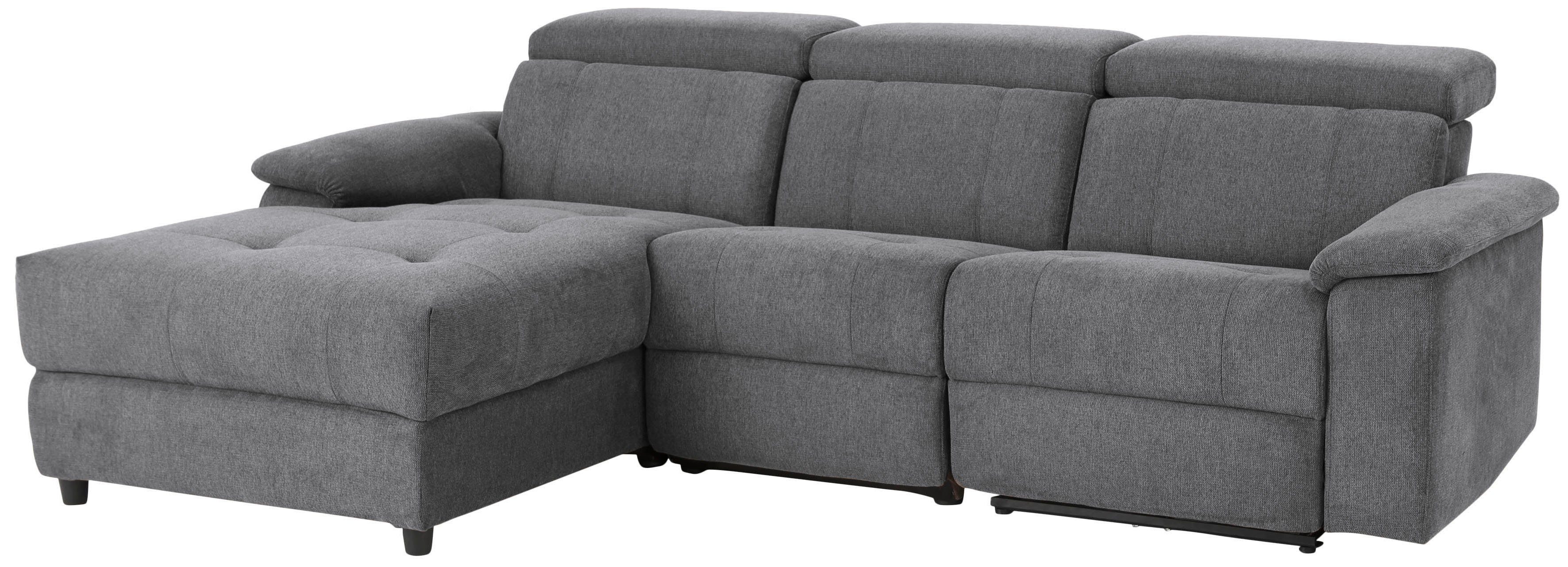 Home affaire Ecksofa Binado, L-Form, mit manueller oder elektrischer Relaxfunktion mit USB-Anschluss