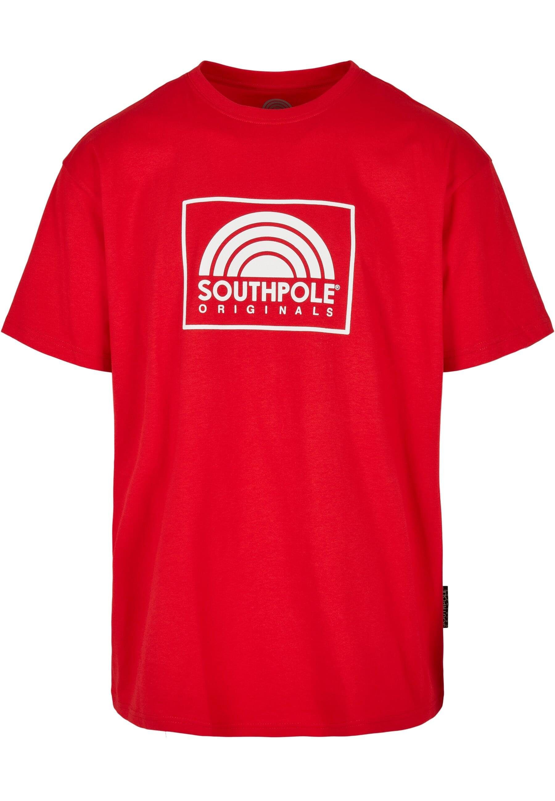 Square T-Shirt Southpole Southpole Herren Logo (1-tlg) southpolered Tee