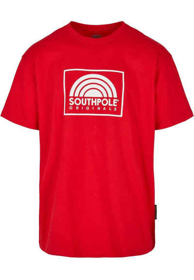 Southpole T-Shirt Southpole Herren Southpole Square Logo Tee (1-tlg)