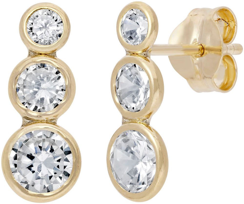 Paar Ohrstecker Schmuck Geschenk Gold 375 Ohrschmuck Ohrringe