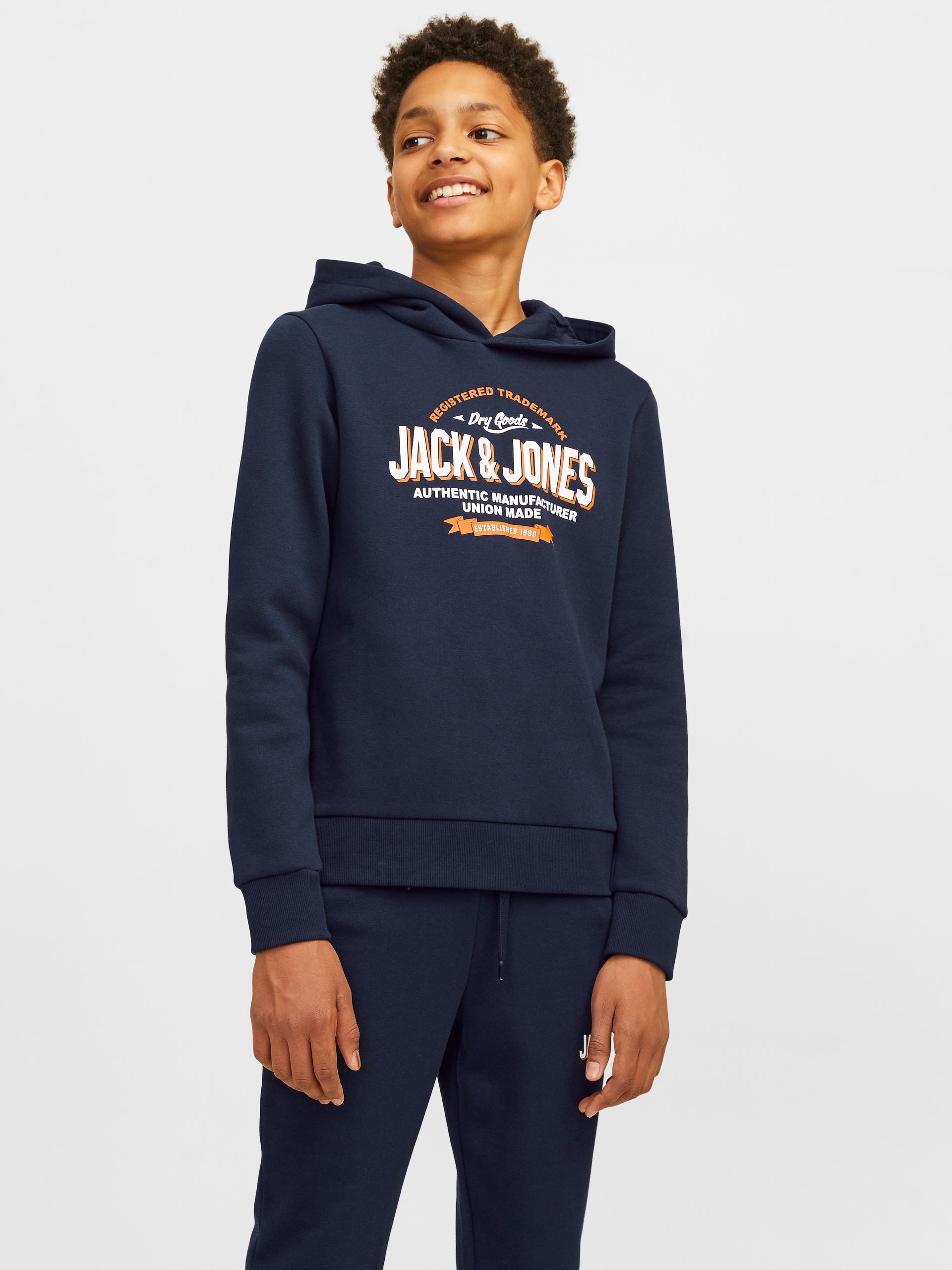 Jack & Jones Junior Sweatshirt JJELOGO SWEAT HOOD 2 COL 24/25 MNI