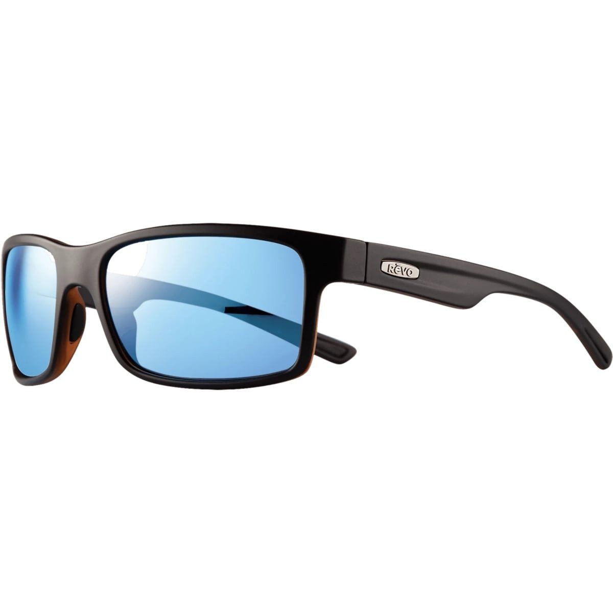 Revo Sonnenbrille Crawler XL Polarisiert (Glasfarbe: Blue Water) schwarz matt - 1 Brille