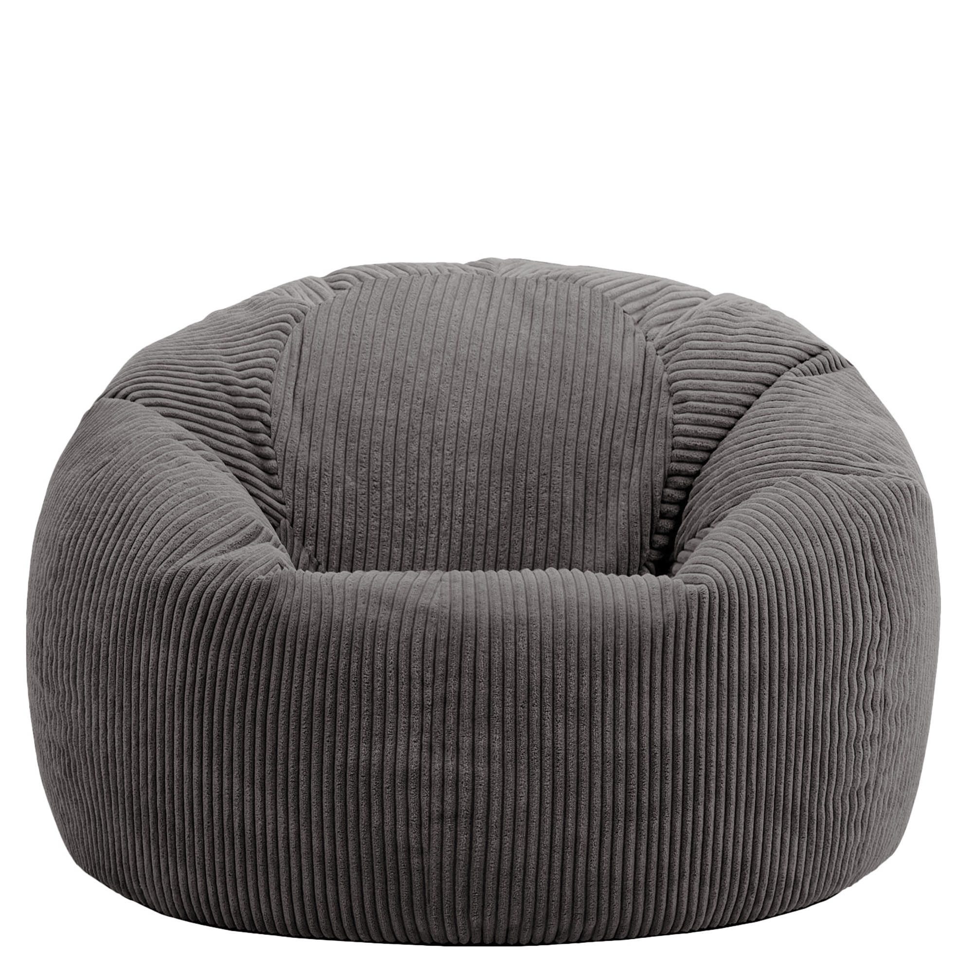 icon Sitzsack Sitzsack Erwachsene aus Cord flauschig „Kingston“, 85x50cm, Made in Germany, für Erwachsene & Kinder, mit Füllung – Bild 4 von 5