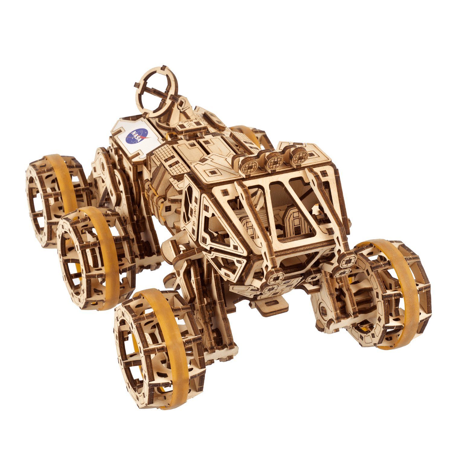 UGEARS Puzzle Ugears Bemannter Mars-Rover Puzzleteile 562 Mechanisches Holzpuzzle