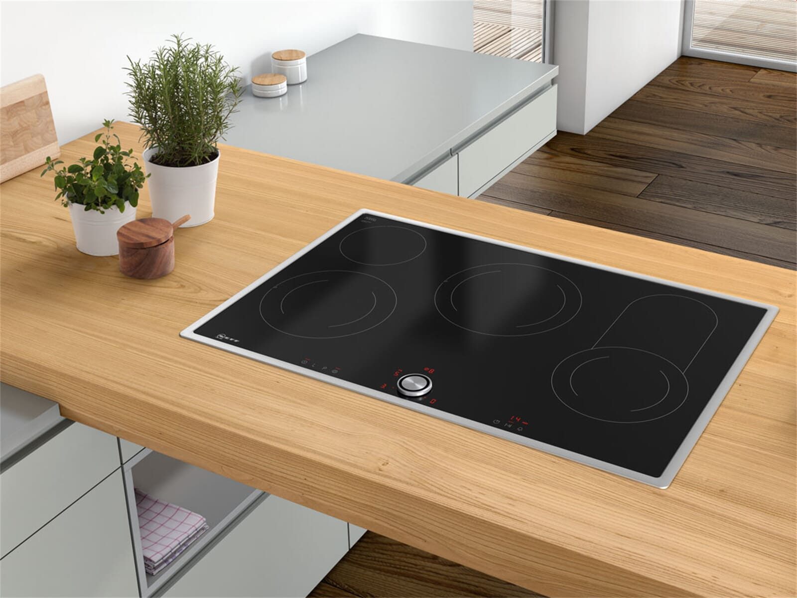 NEFF Elektro-Kochfeld T18BT16N0, autark, Timer, TwistPad® Bedienung