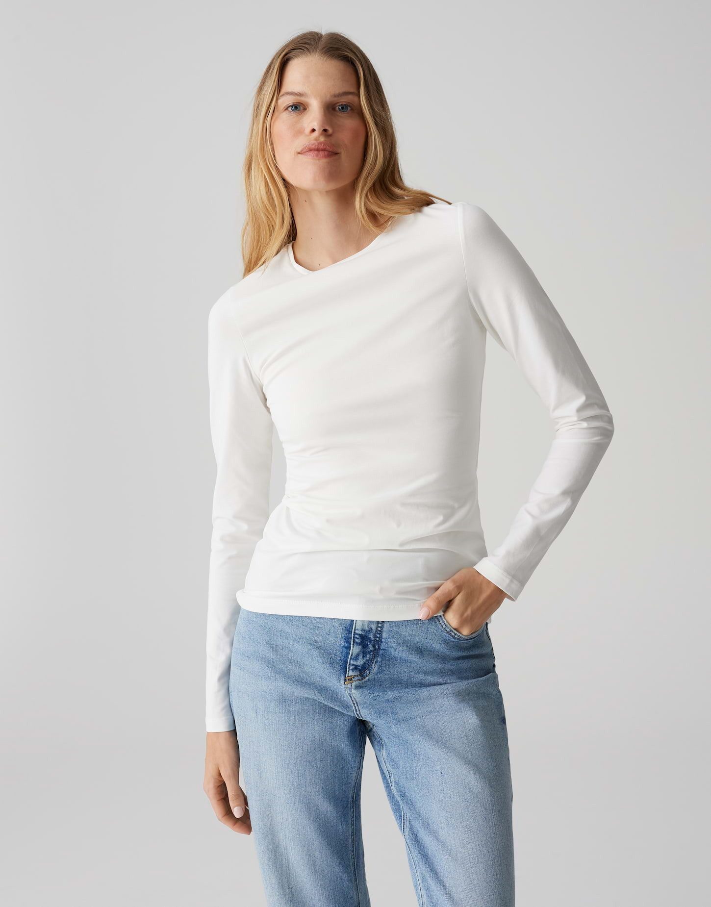 Langarmshirt Longsleeve SMILLA Slim aus Jersey