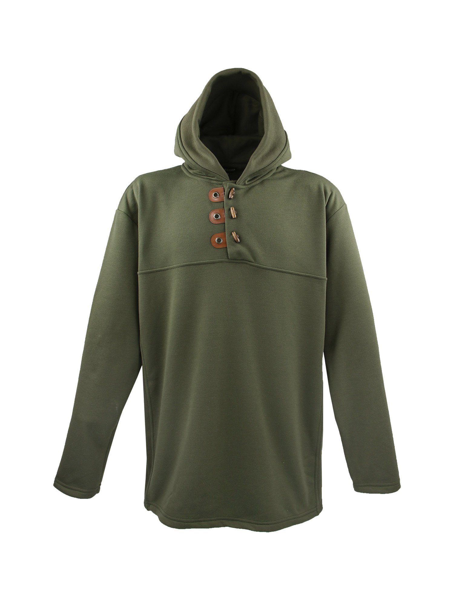 Lavecchia Hoodie Lavecchia Herren Kapuzen Hoodie LV-605 (Khaki, 4XL) Kapuze günstig online kaufen