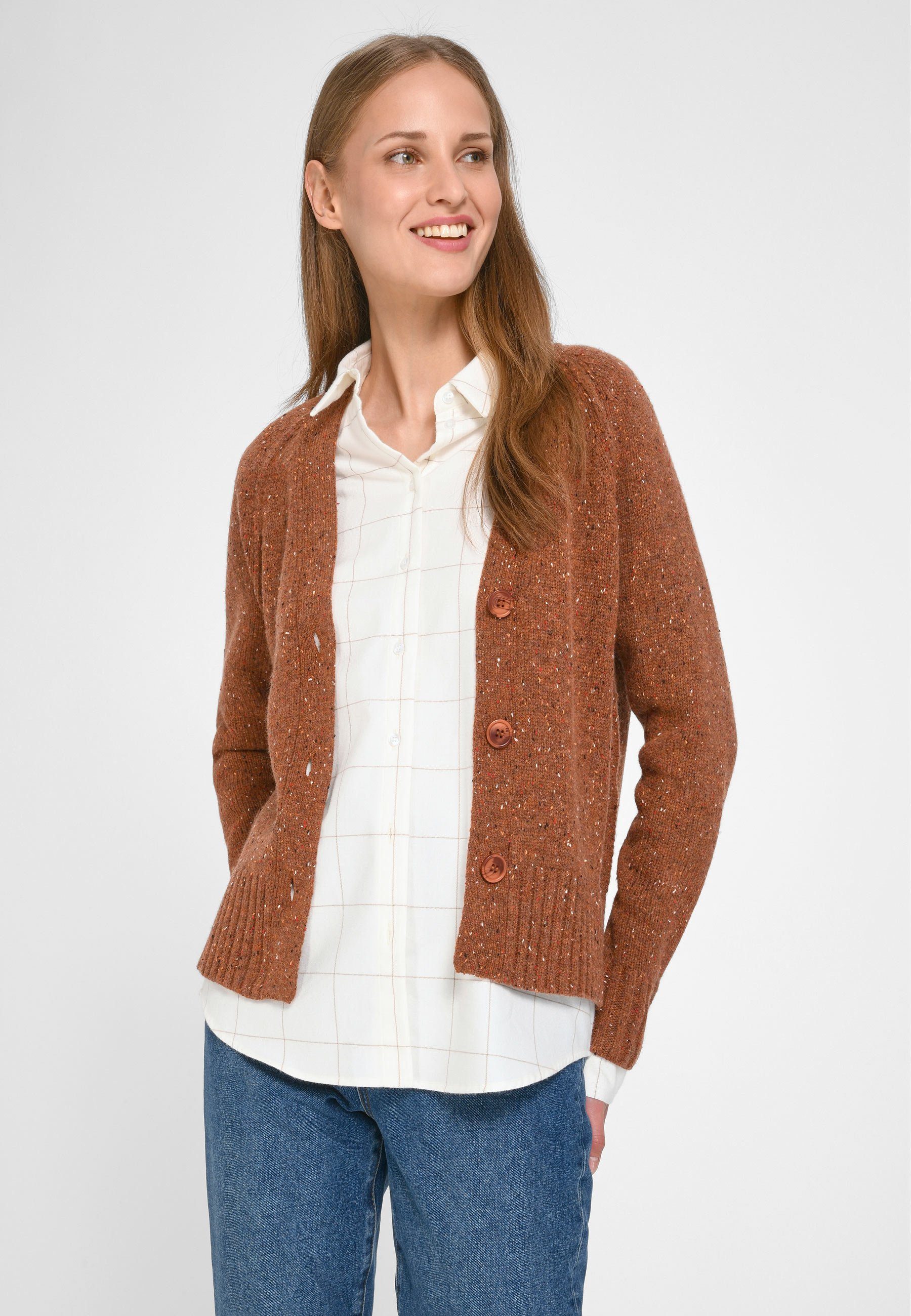 Peter Hahn Cardigan New Wool mit modernem Design