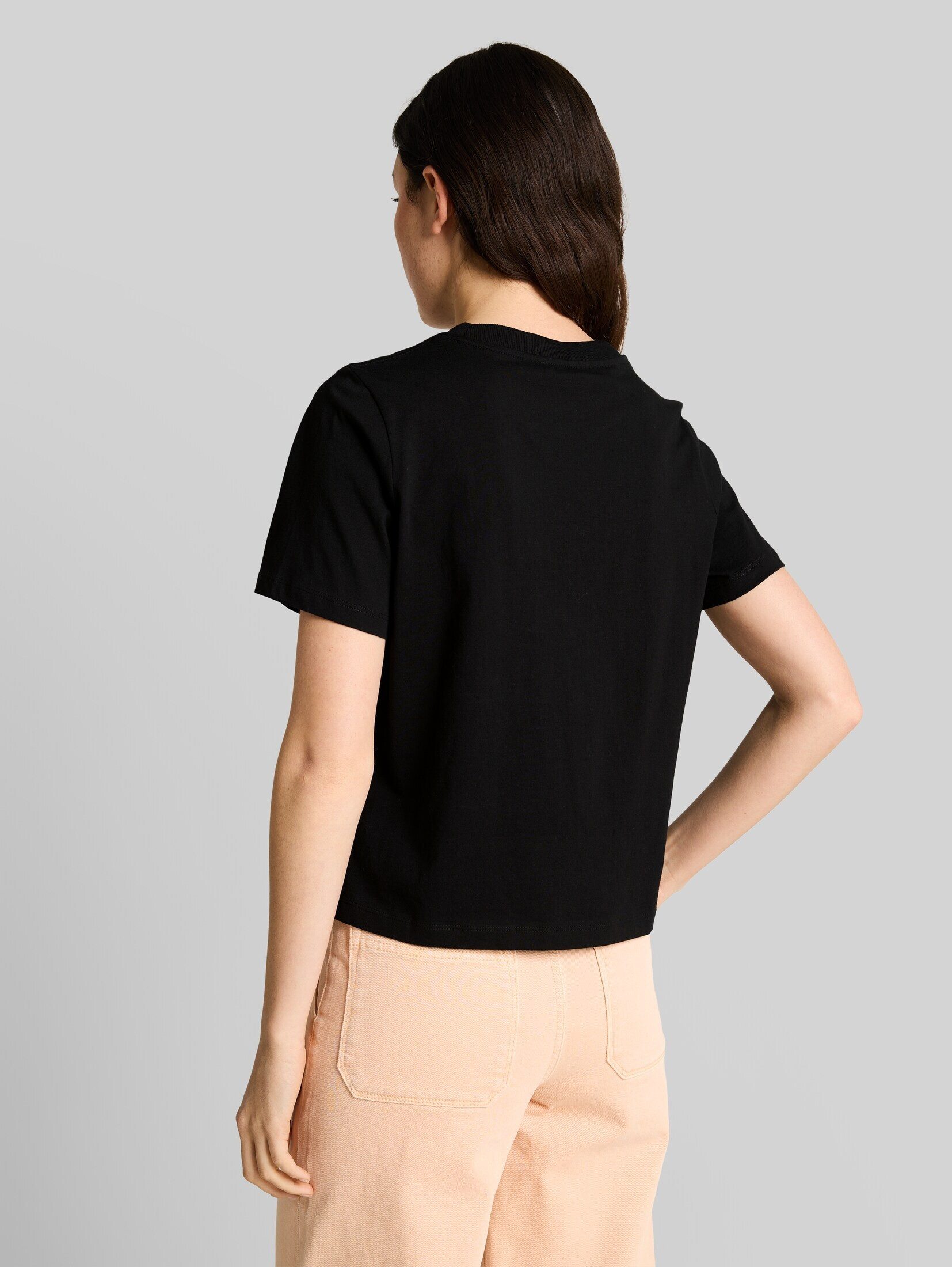 TOM TAILOR Denim T-Shirt T-Shirt Loose Fit T-Shirt mit Stickerei