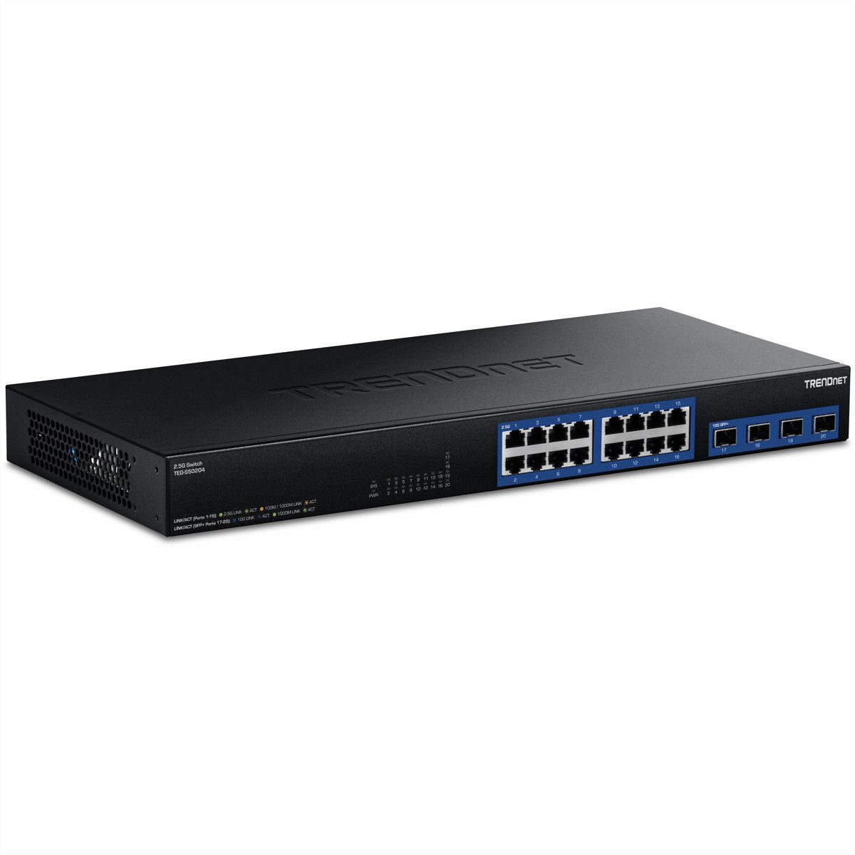 TEG-S50204 Switch 20-Port 2.5G mit 10G SFP+ Ports Netzwerk-Switch