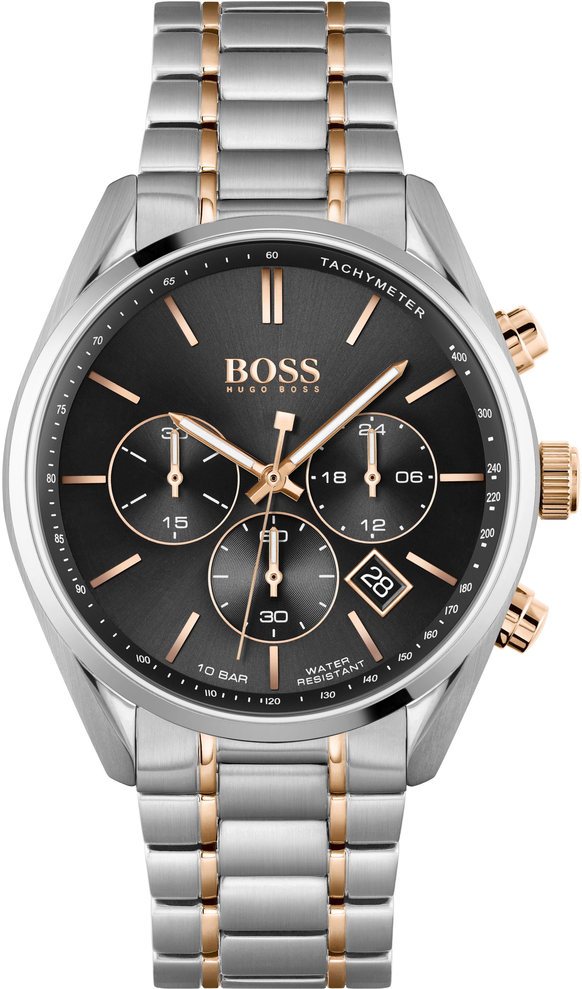 BOSS Chronograph CHAMPION 1513819, Quarzuhr, Herrenuhr, Armbanduhr, Stoppfu günstig online kaufen